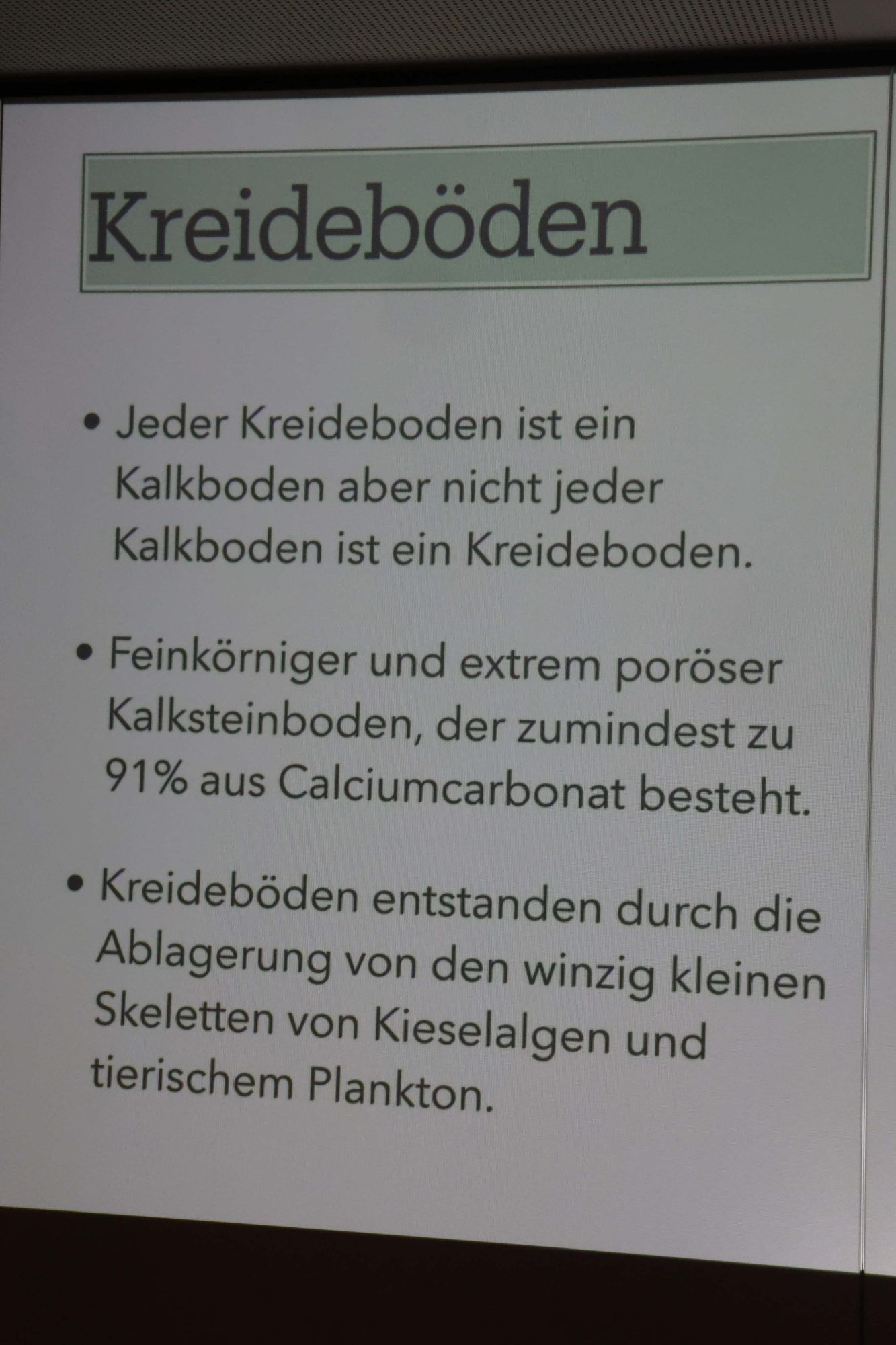 Eidnrücke vom sehr interessanten, informativen und aromenreichen Abend
