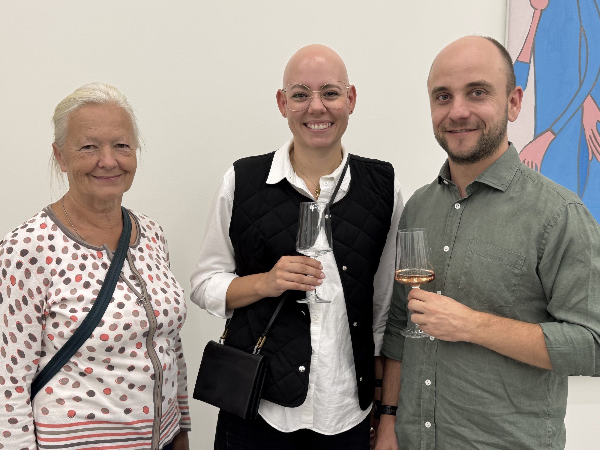 Gerda Gstach, Julia Kohler und Dominik Bickel.
