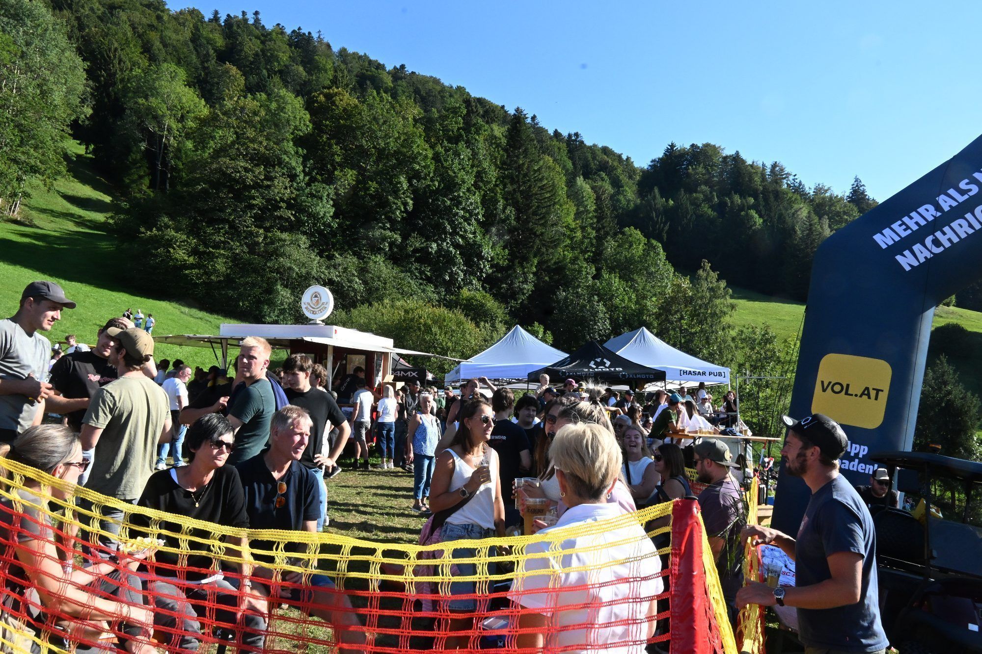geniale Stimmung bei bestem Wetter
