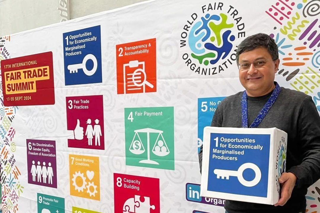 Der Leiter des Craft Resource Center (CRC) Indro Dasgupta gastiert im Rahmen seiner EZA-Tour auch in Dornbirn.