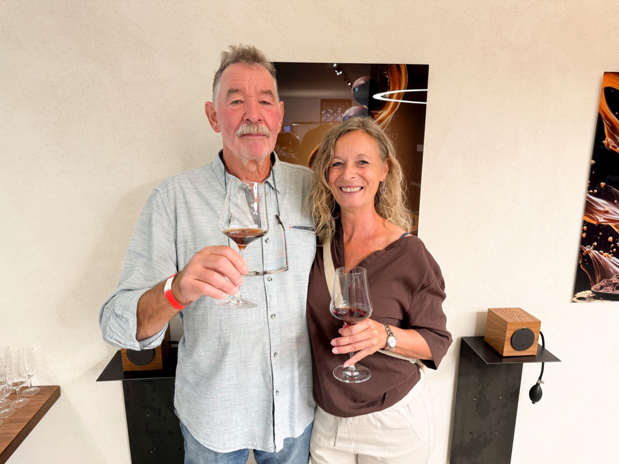 Regine und Roland Frick ließen sich das Event nicht entgehen