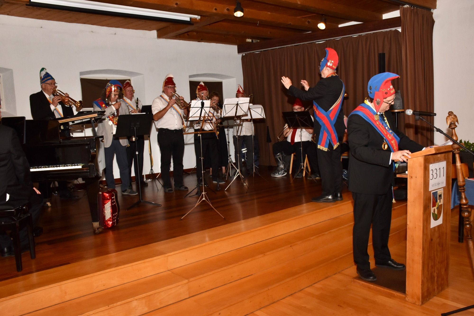 Musici-Sippung der Schlaraffia Veltcuria im Wyberhus der Propstei St. Gerold