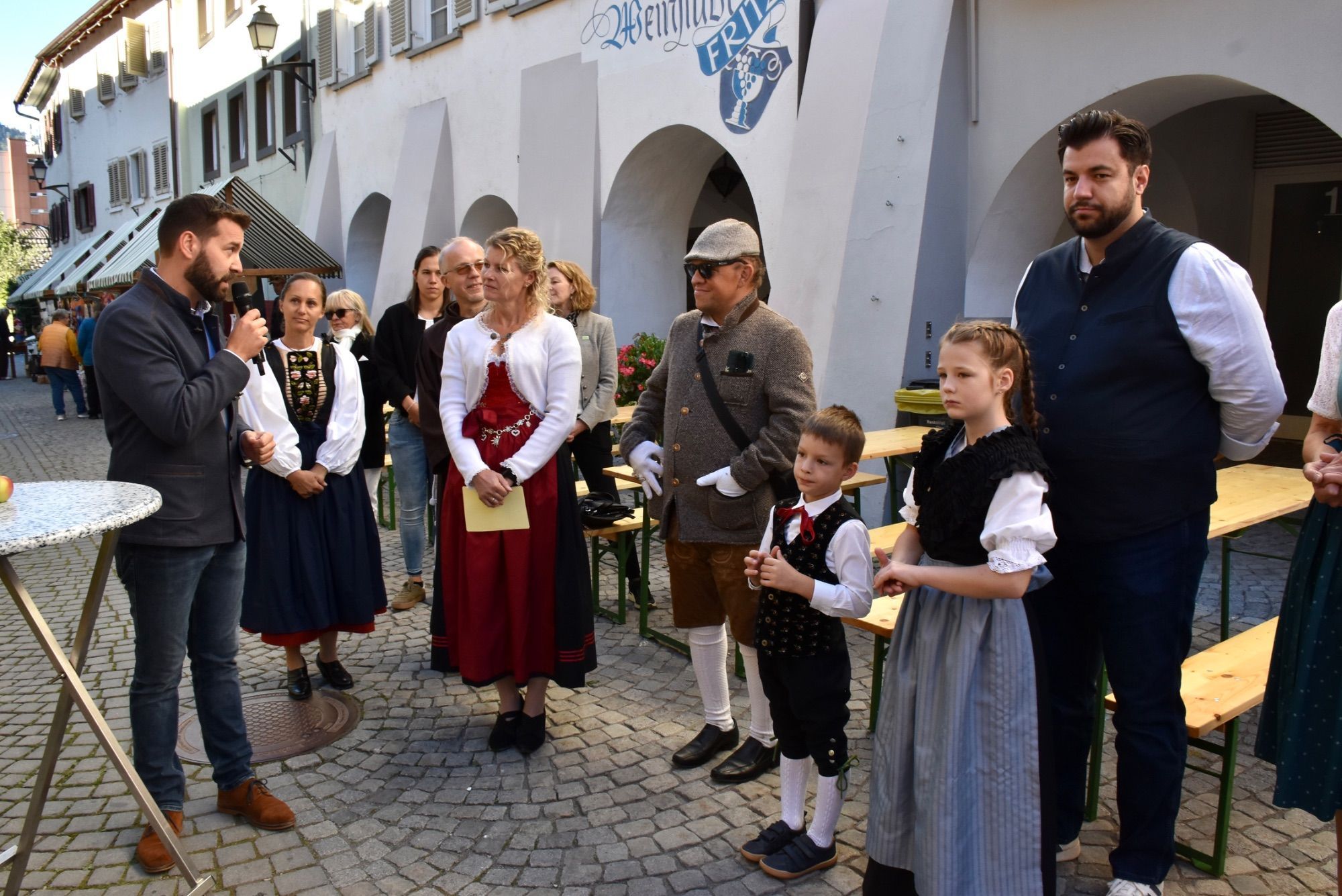 Bgm. Simon Tschann ergriff das Wort.