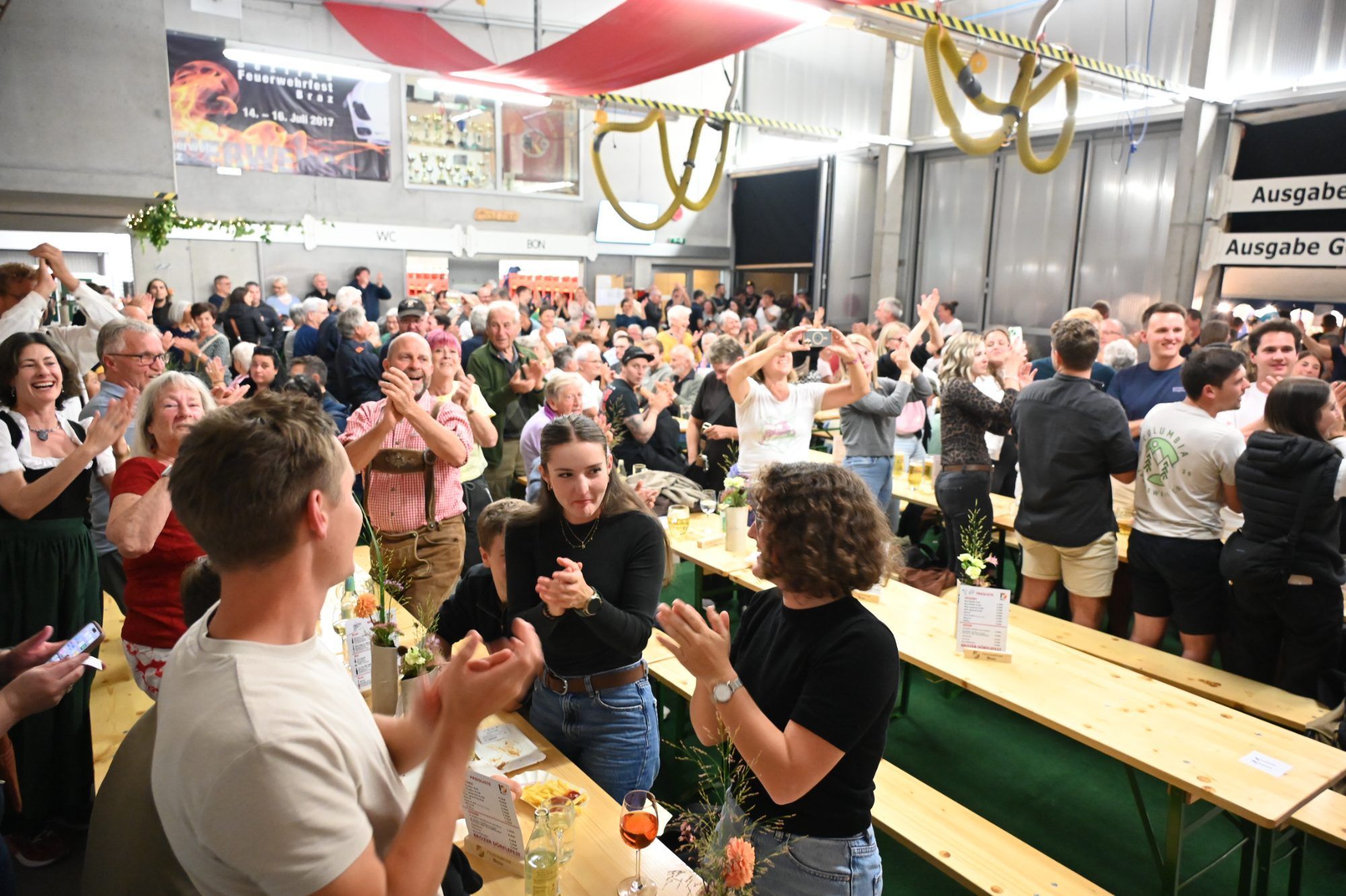 Tolle Stimmung beim Brozer Dörflefest.