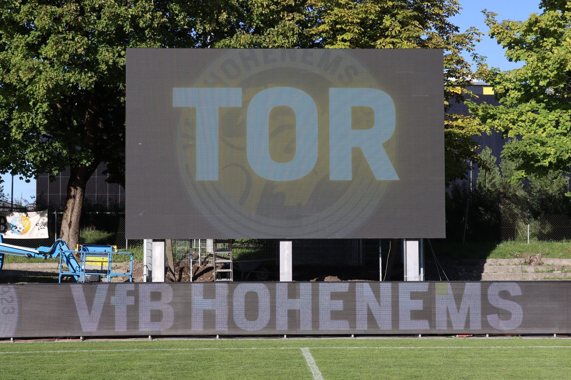 Neue Videowall wird eingeweiht. VN-TK