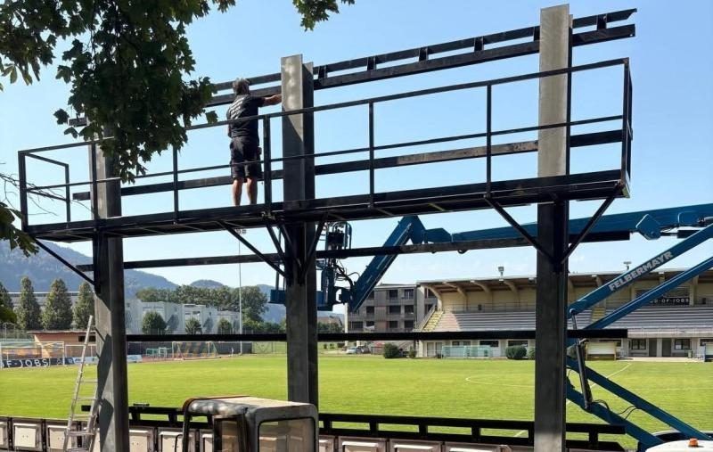 Neue Videowall im Stadion Herrenried. VN-TK/11, Rest Privat/16