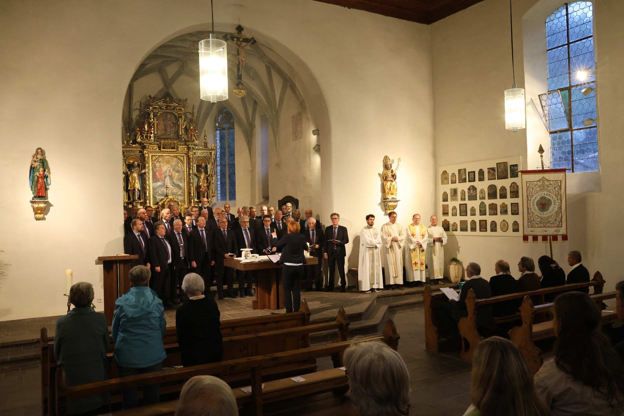 Festmesse in der Wallfahrts- und Bruderschaftskirche.
