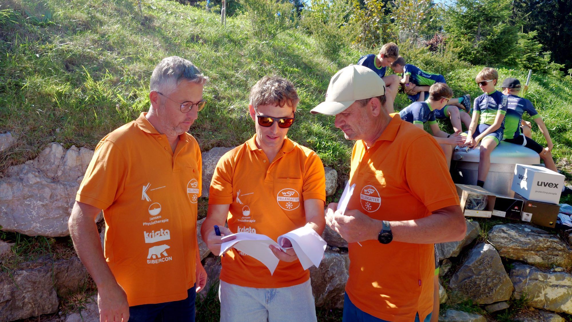 Thomas Filz, Klaus Bertsch und Harry Dohr sorgten für eine ausgezeichnete Organisation.
