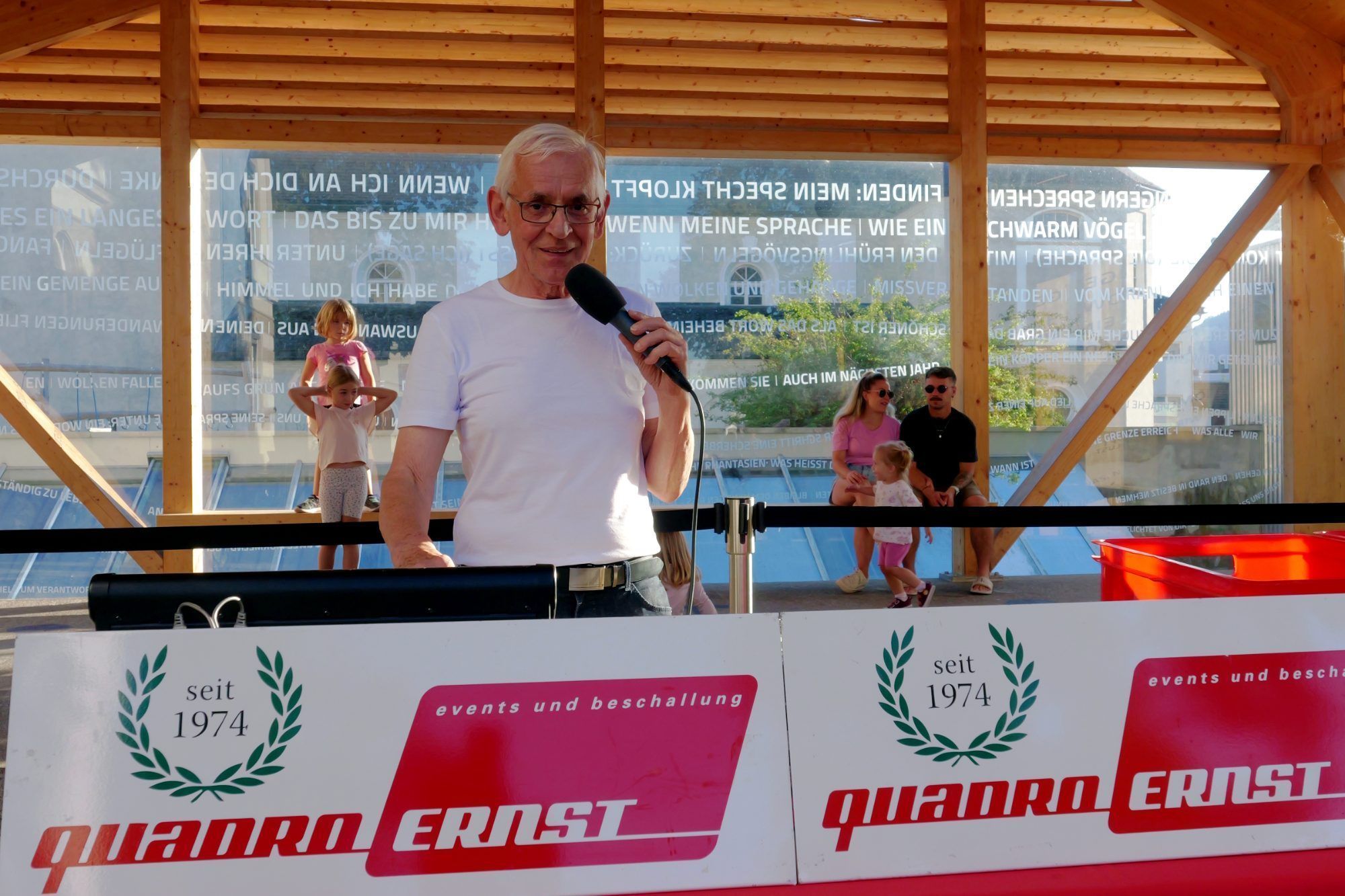 Entertainer Quadro Ernst sorgte für beste Unterhaltung bis in die Abendstunden.