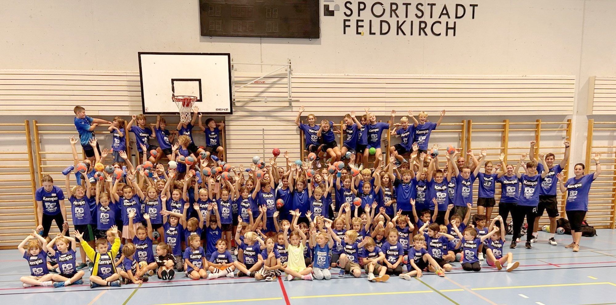Rekordbeteiligung beim HC BW Feldkirch Fun Camp.