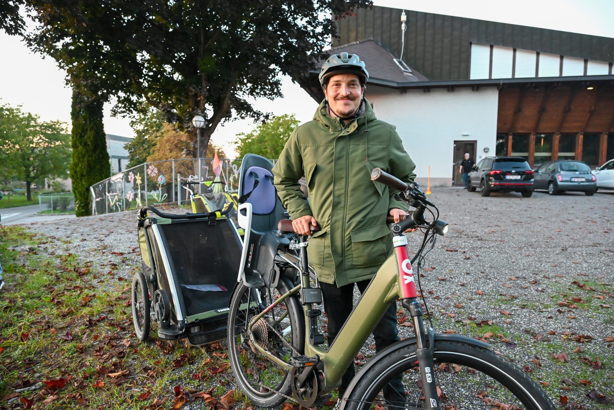 Johannes Pfanner holte sich wertvolle Tipps und fühlt sich nun noch sicherer mit dem Kiki.