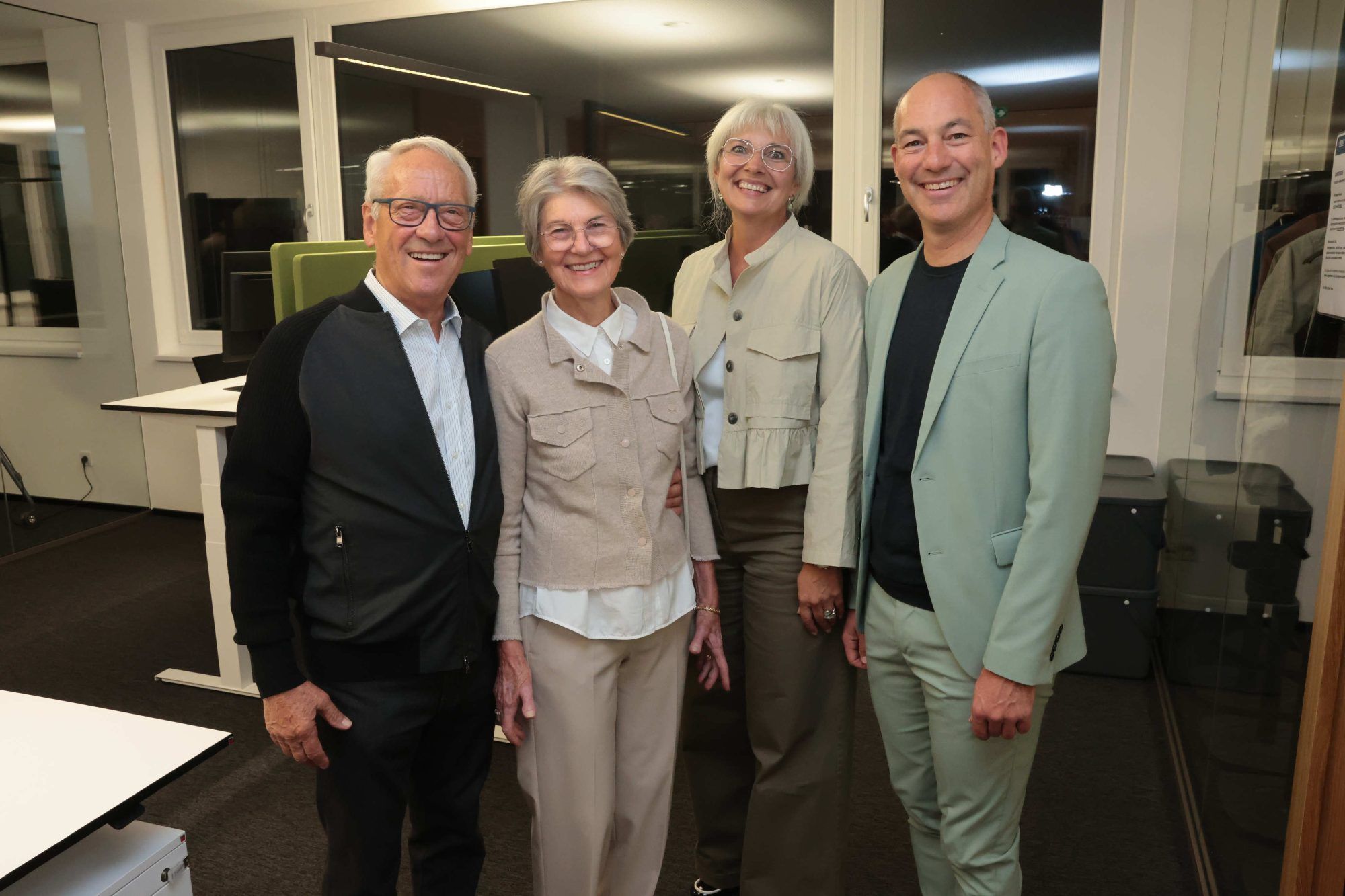 Treue Gerstgrasser- jezt BDO-Kunden: Kaffeerösterfamilie Dieter, Brigitte, Susanne und Markus Hämmerle.