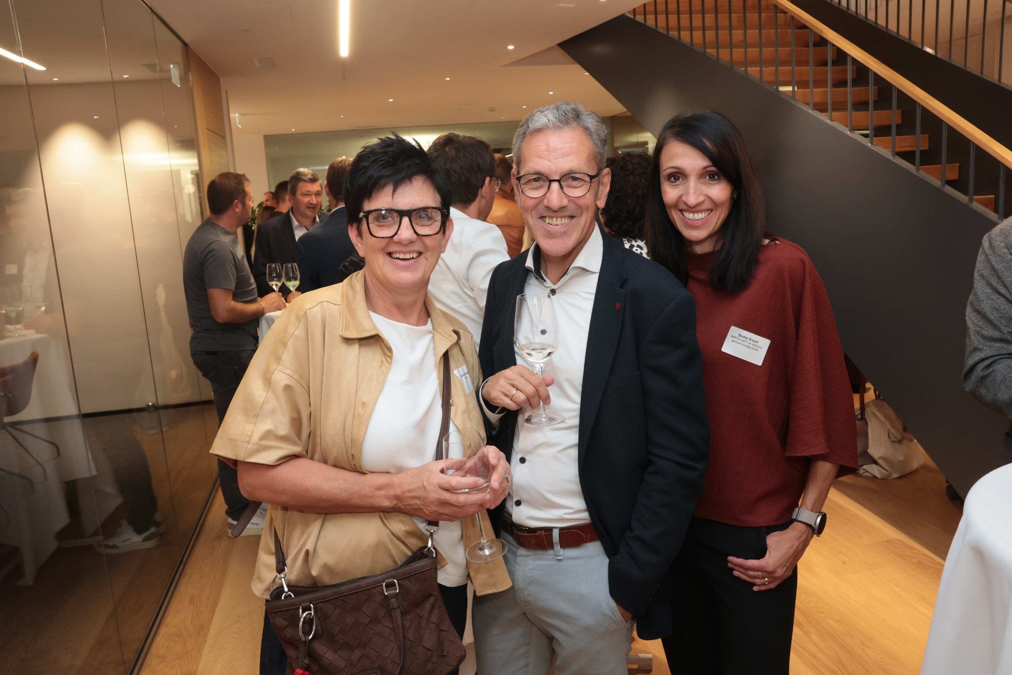 Andrea und Scchwager Manfred Konzett, Beate Kreyer (Wirtschaft im Walgau).
