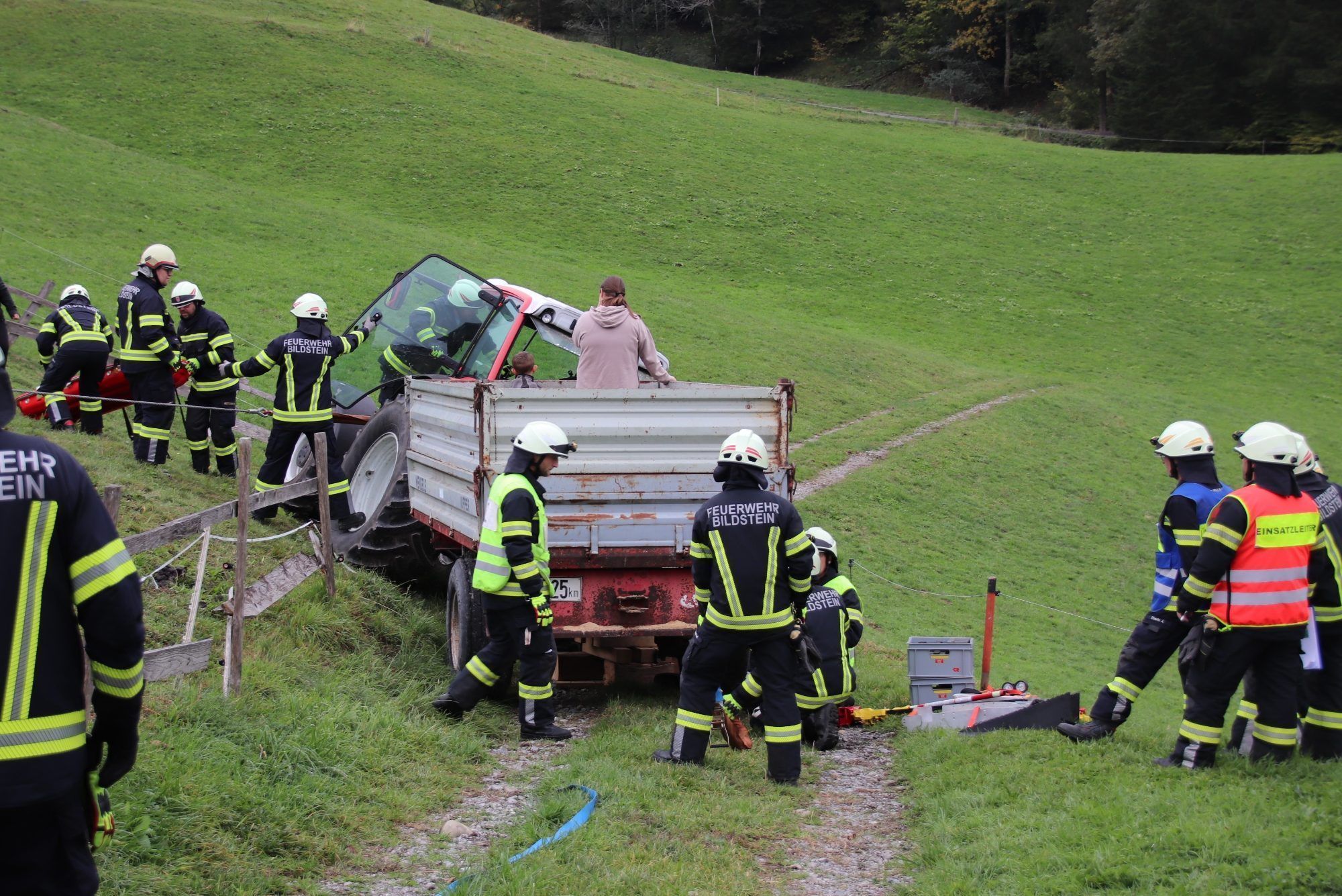 Gerade in der Landwirtschaft ist gekonntes Agieren im Notfall erforderlich.