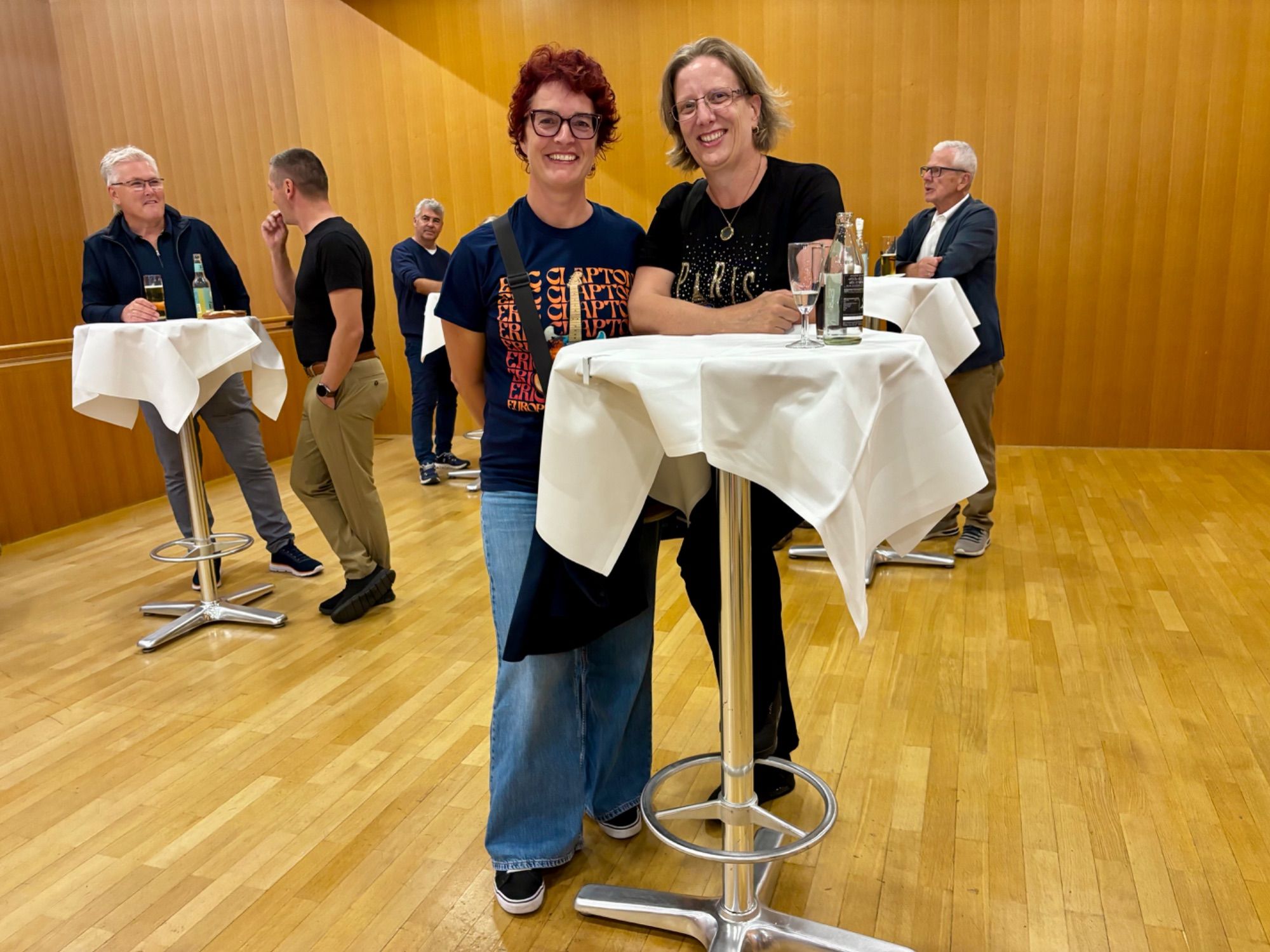 Tanja Maier mit ihrer Freundin Maud Maillet.