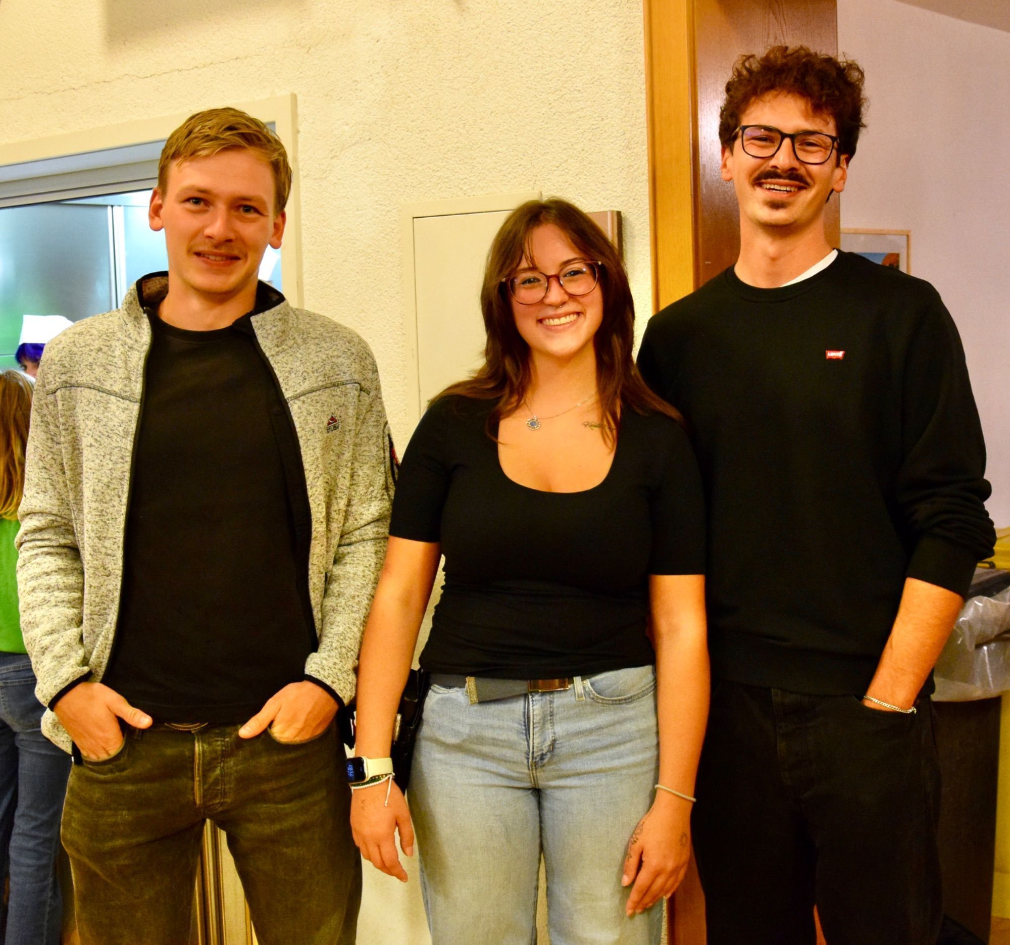 Marco Schwarzhans, Felizitas Erhard und Robin Schwarzhans.