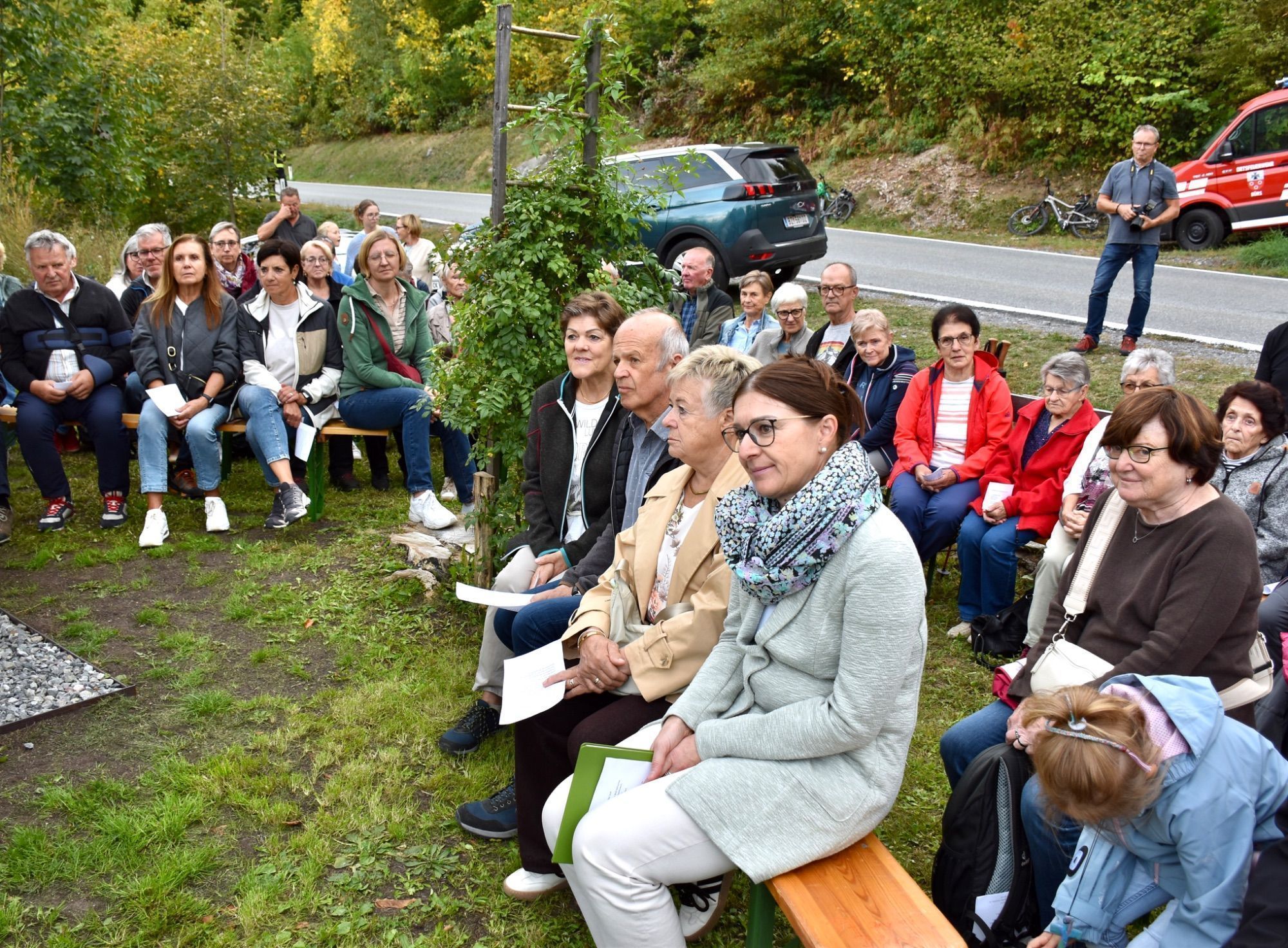 Gläubige bei der Sonntagsmesse.