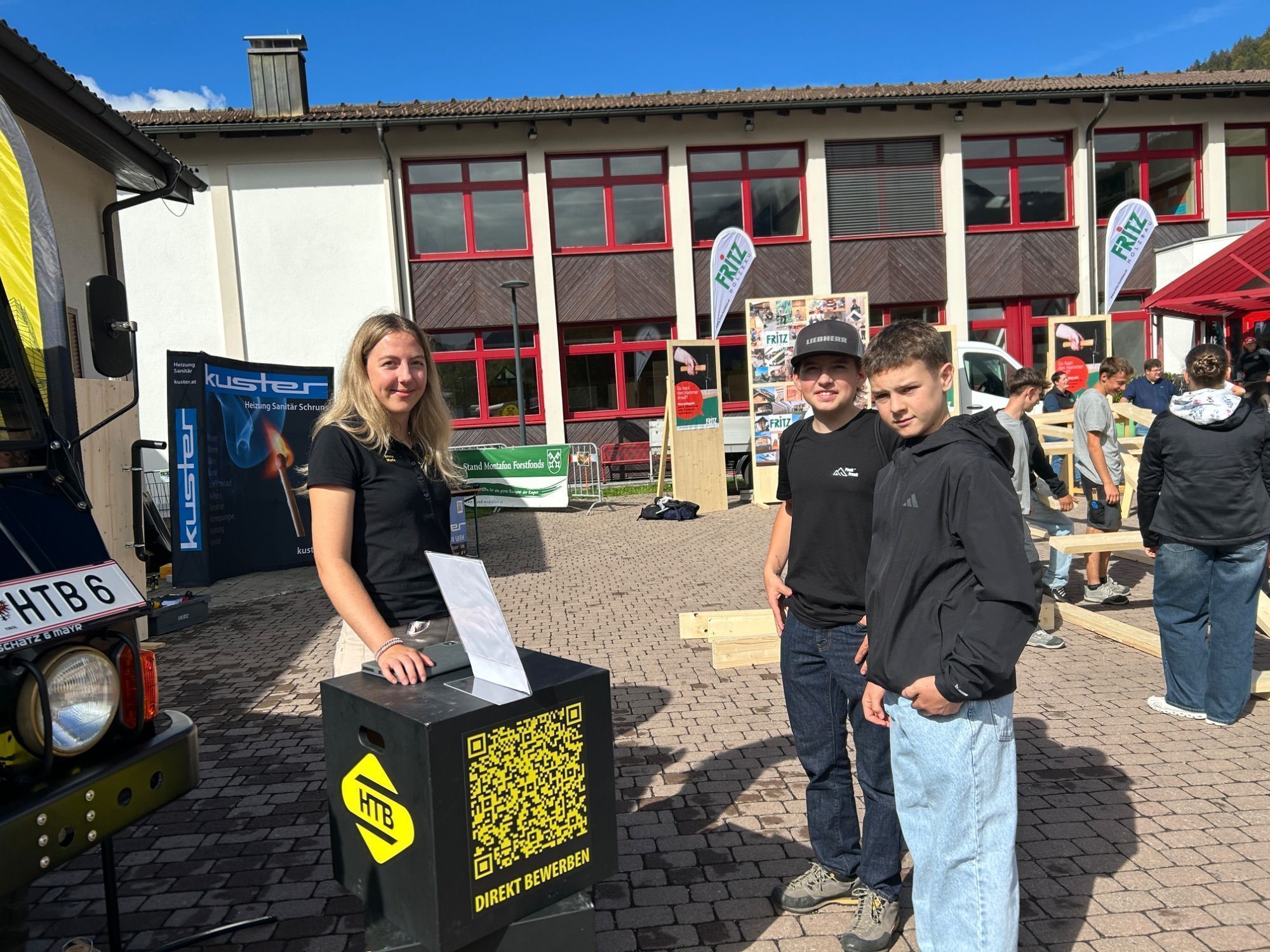 Emma Werle von der HTB beriet die Jugendlichen gerne.