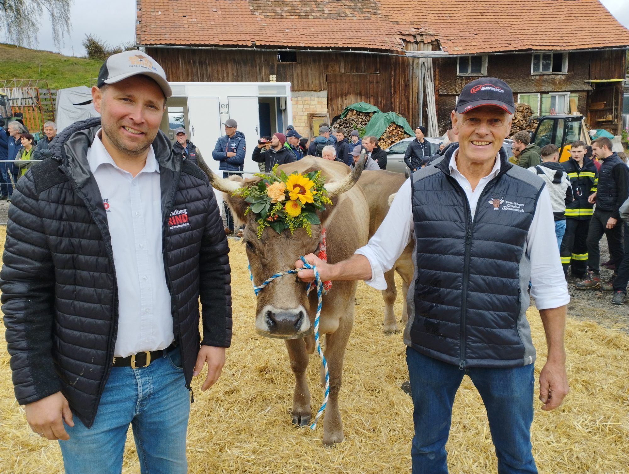 Moderator Georg Freuis und Vereinsobmann Kuno Staudacher.