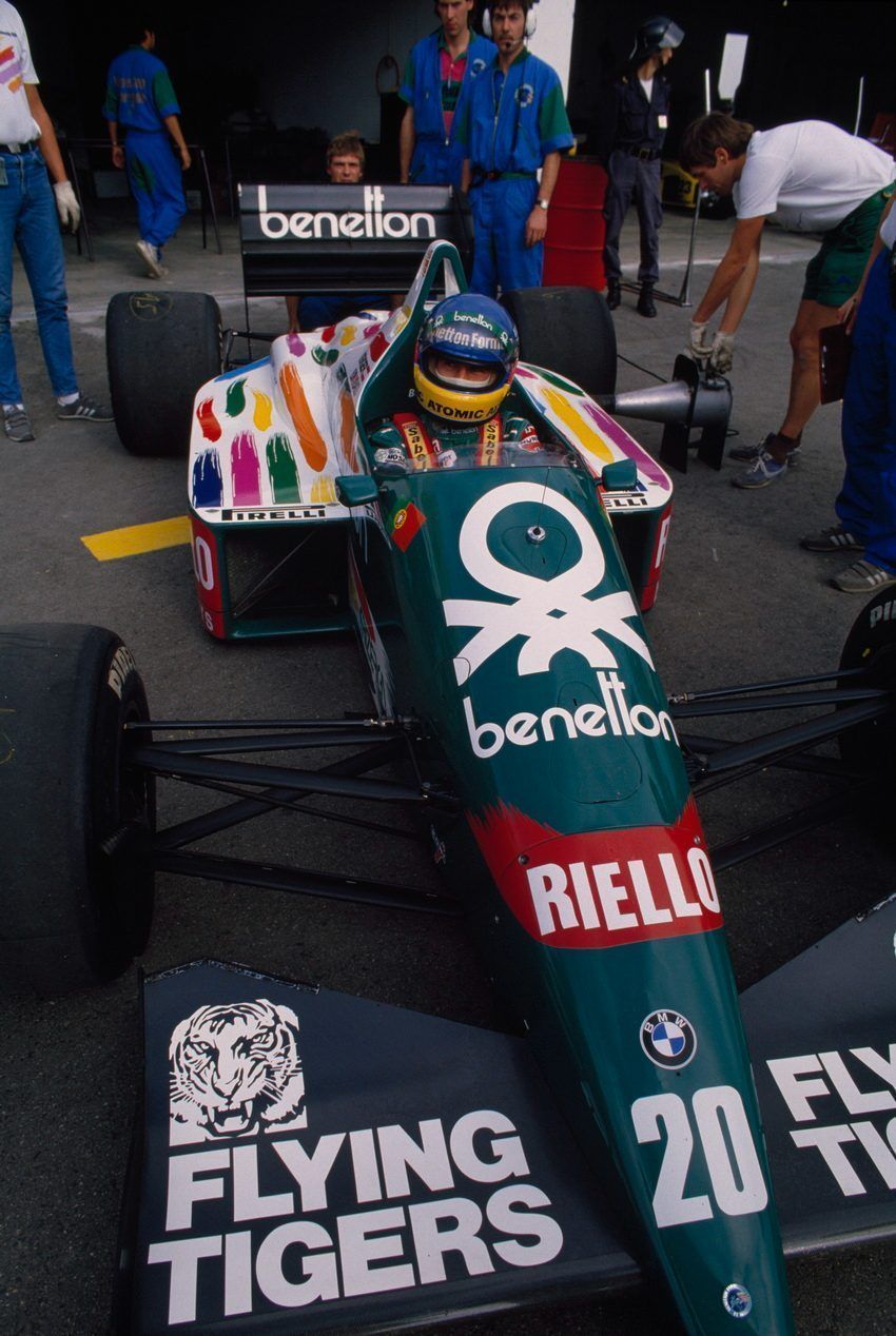 Gerhard Berger im Benetton-BMW Turbo, seine zweite volle Saison 1986