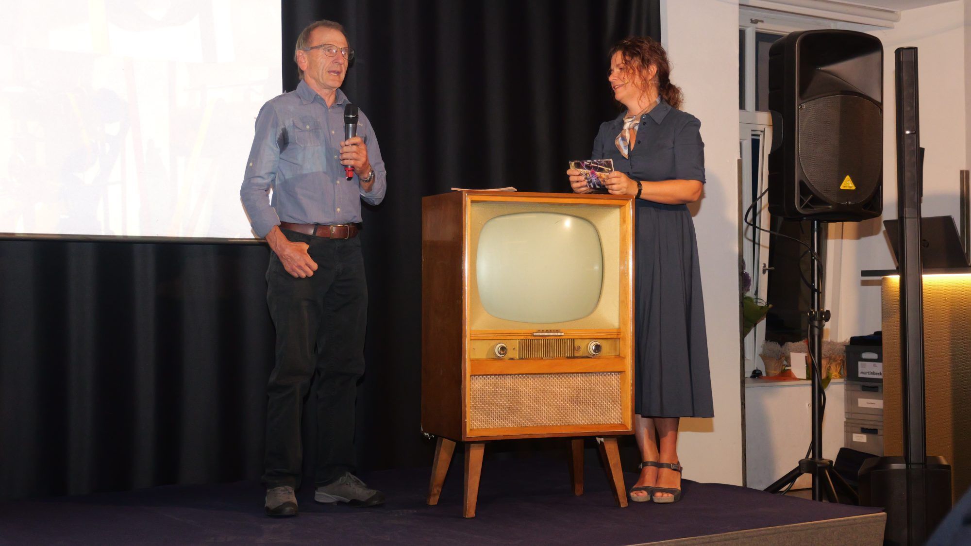Von der Königswelle zum Elektromuseum: Hermann Kronberger erinnerte an die Geschichte der historischen Kraftwerksanlage und die Geburtsstunde des Museums.
