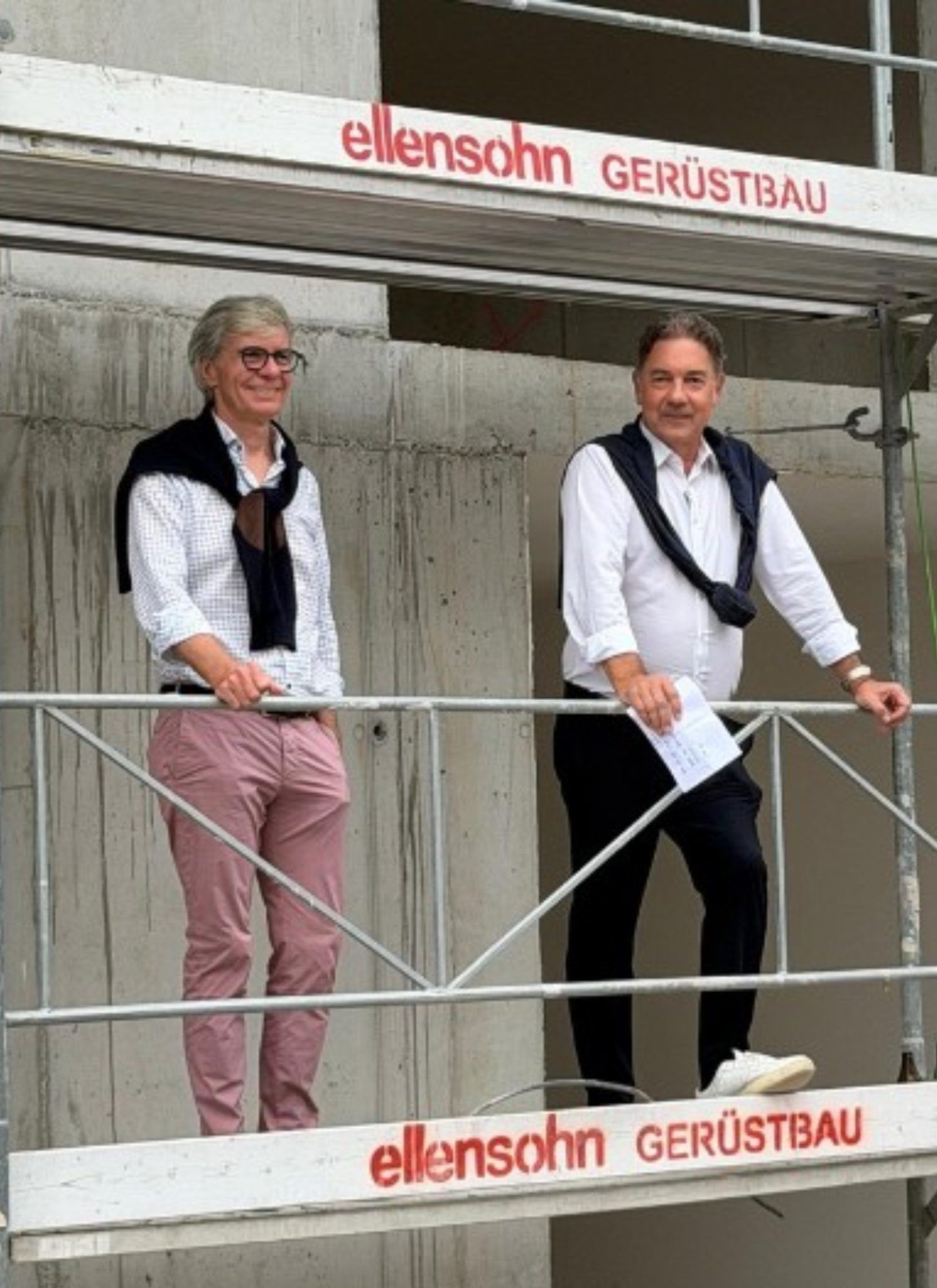 Kongeniale Partner für ein attraktives Vorhaben: Gerhard Ludescher (li.) und Alexander Stuchly.