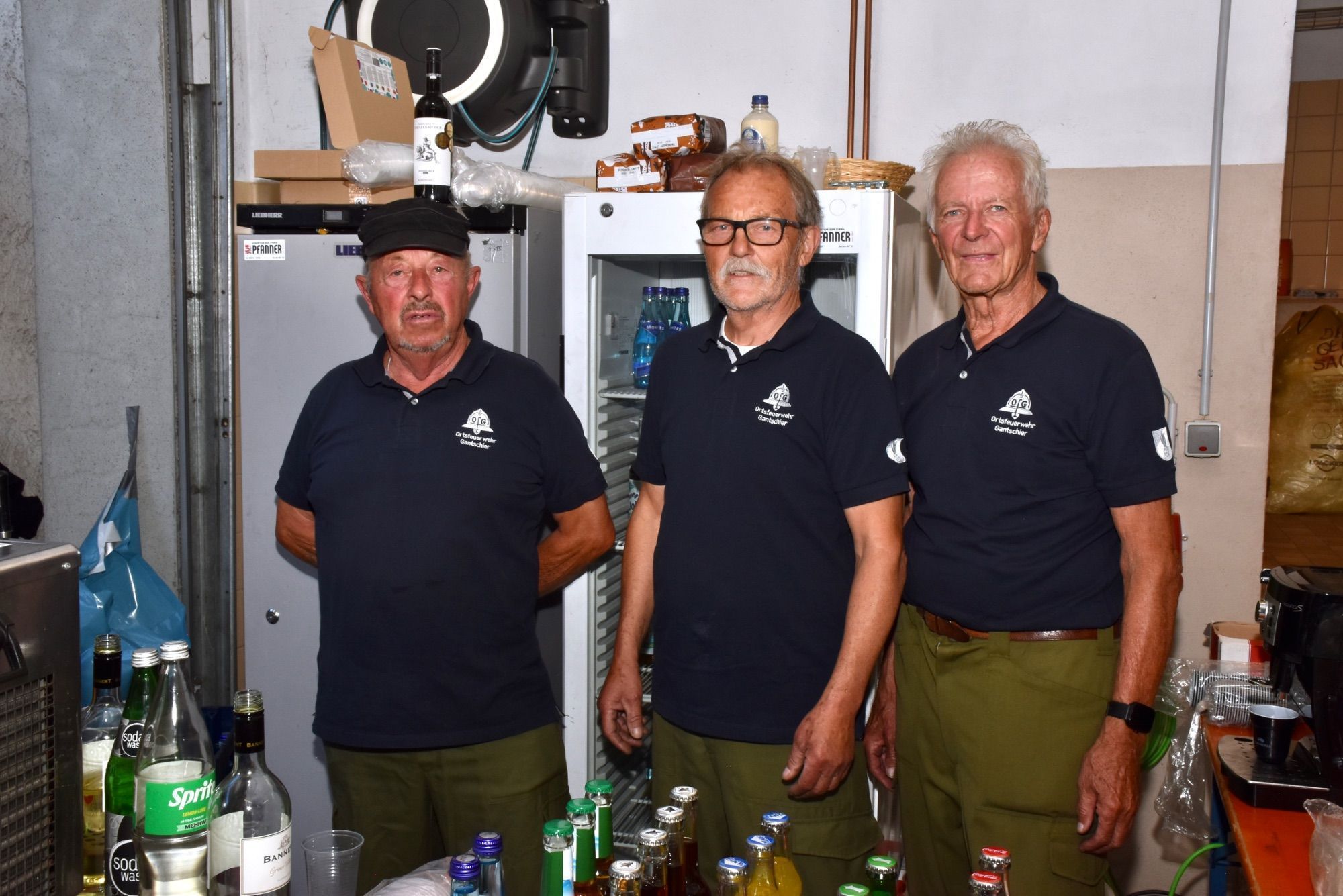Peter Schnetzer, Emil Erhard und Hans Saxenhammer.