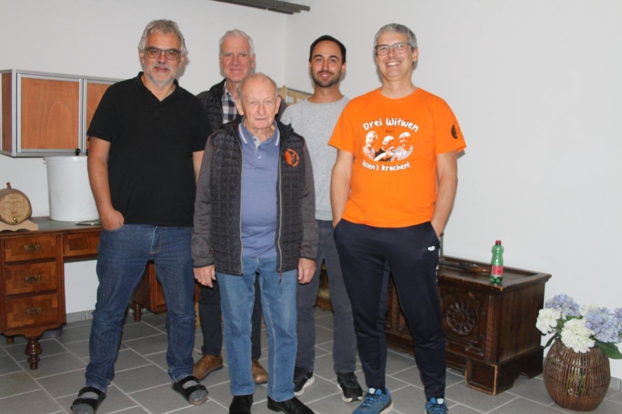 Franz, Arno, Andreas, Raphael und Robert.