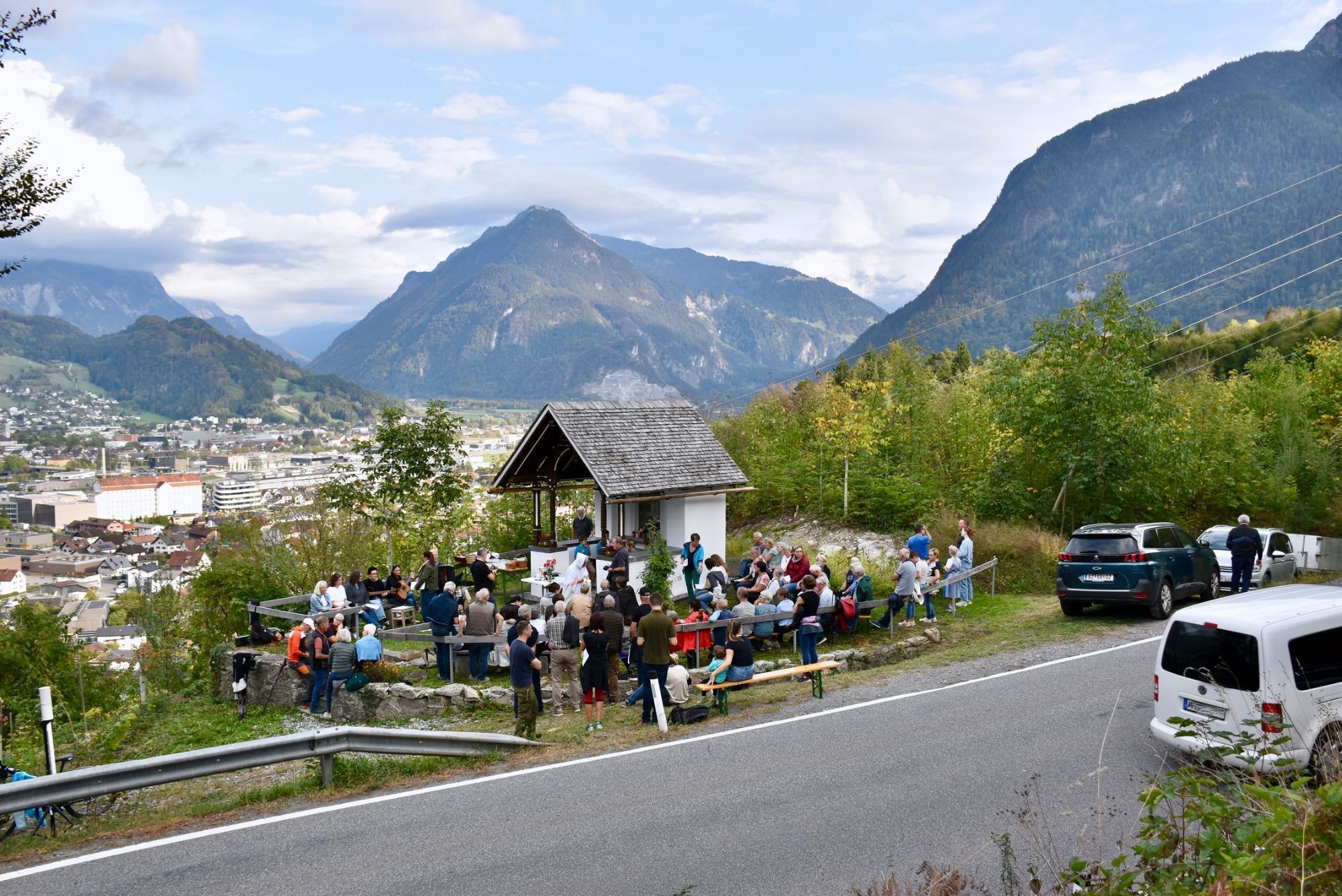 Die frisch renovierte Stutzkapelle in der Pfarre Bürs wurde eingeweiht.