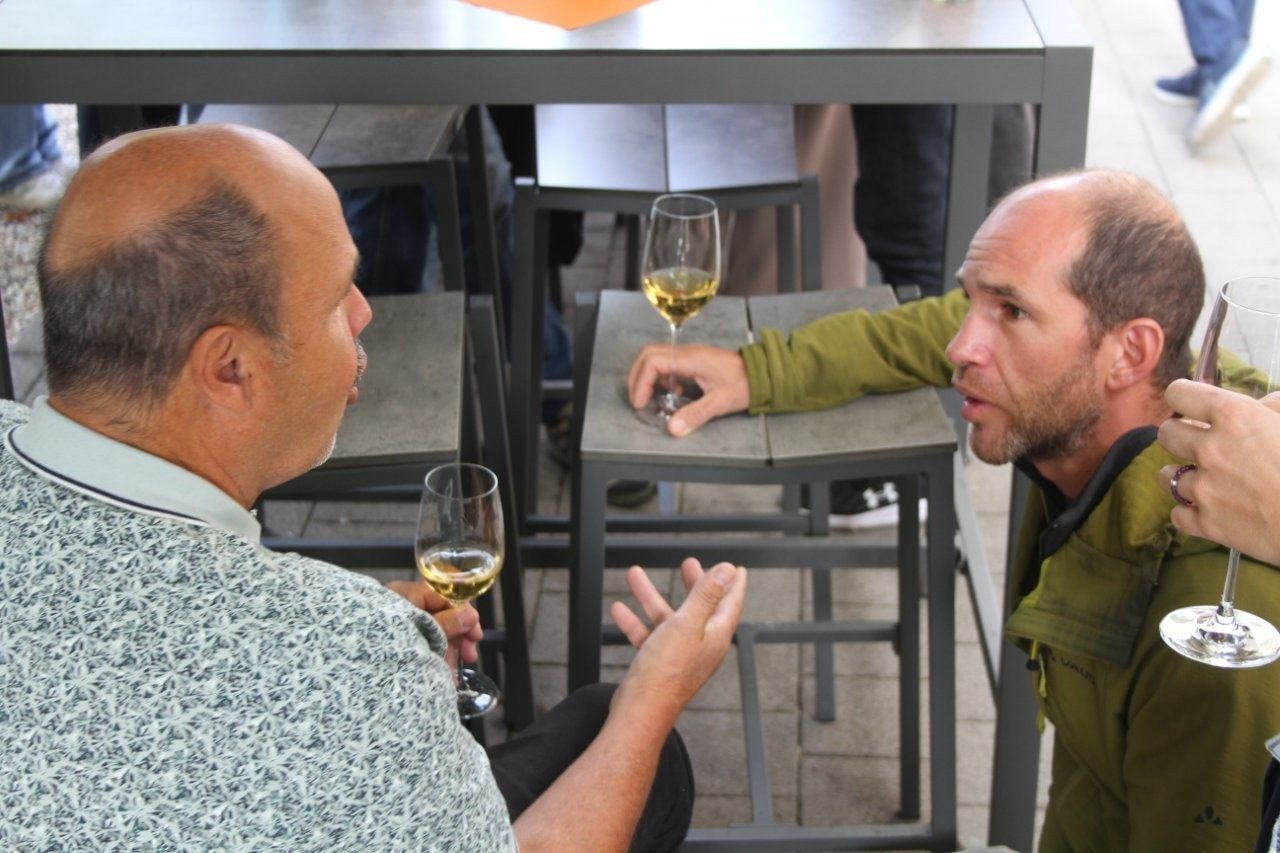 Lukas Feuerstein (r.) und Peter Breuss. 