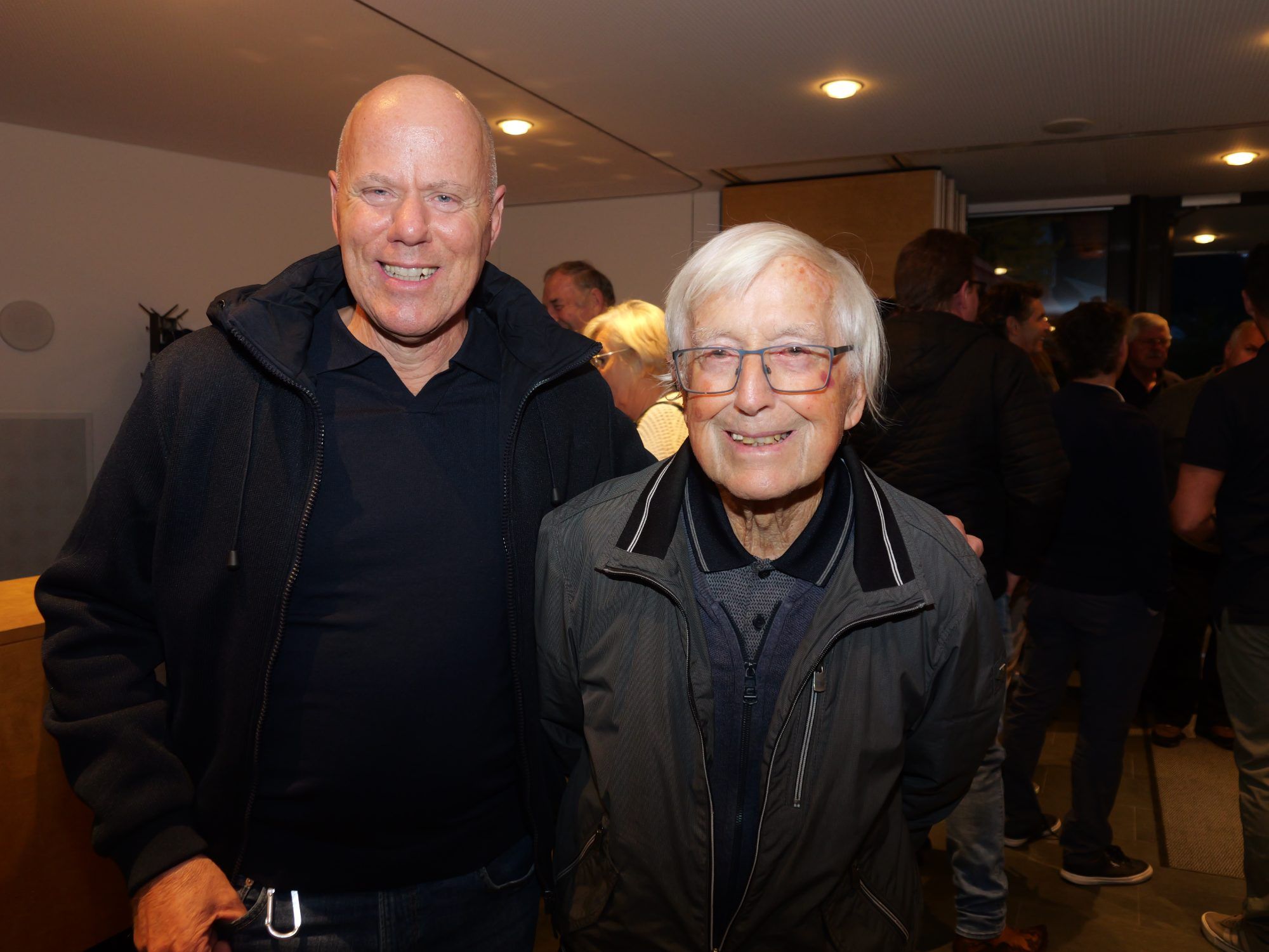 Das Jubiläum gefeiert: Martin Gassner und Ehrenmitglied Robert Gassner.