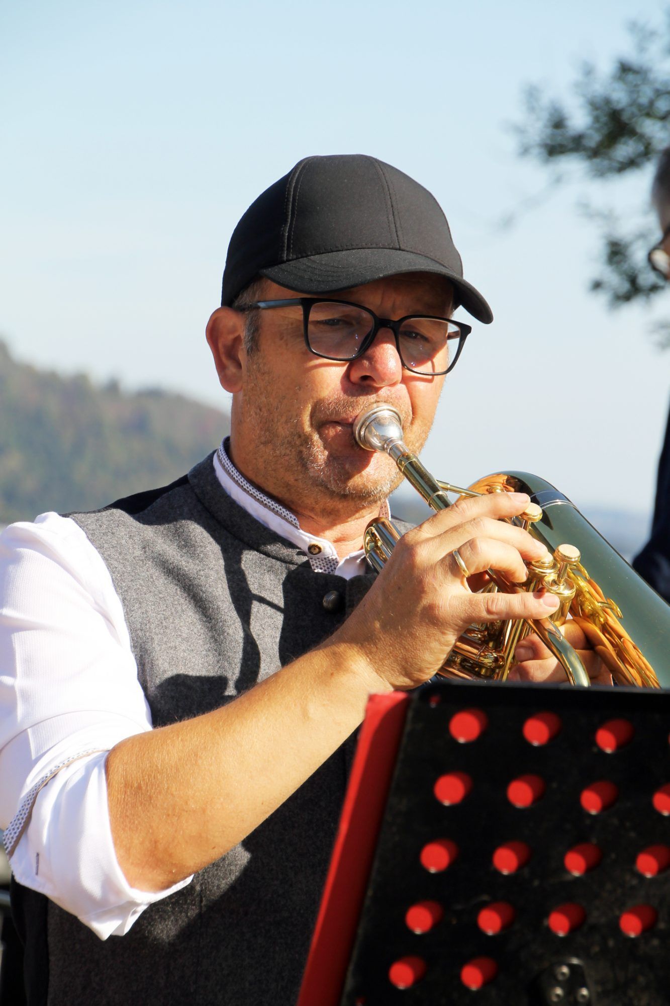 Bandleader Christian Tomasini von der