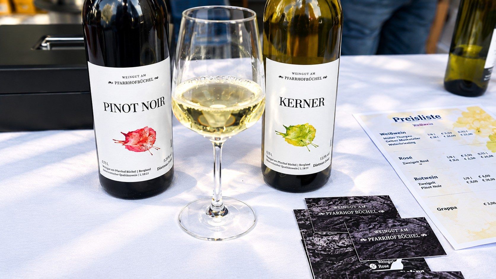 Edle Walgau-Tropfen: Pinot Noir, Kerner und Neuburger zählten zu den Highlights.
