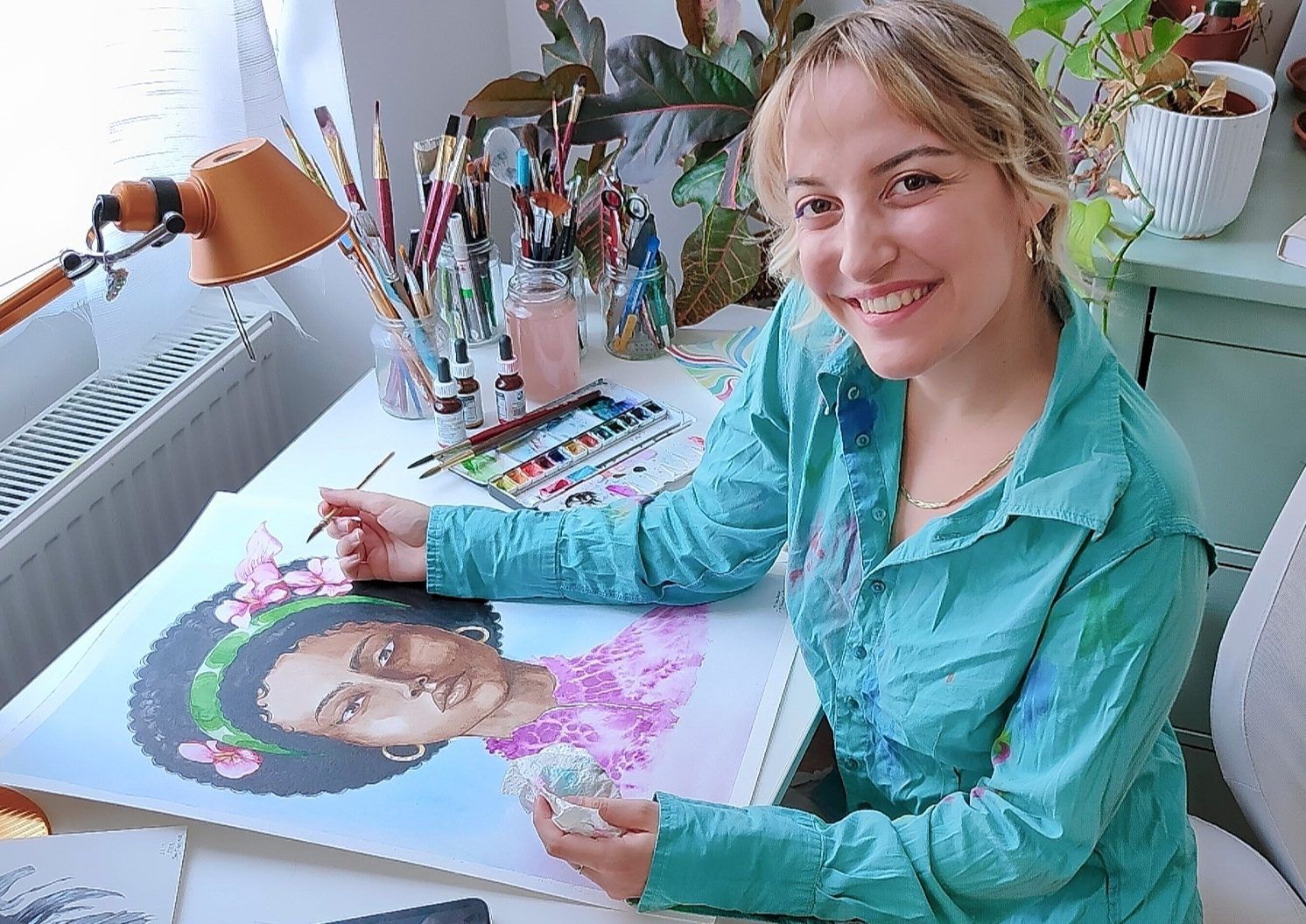 Kreativ und begabt ist Zoe Schwarz.