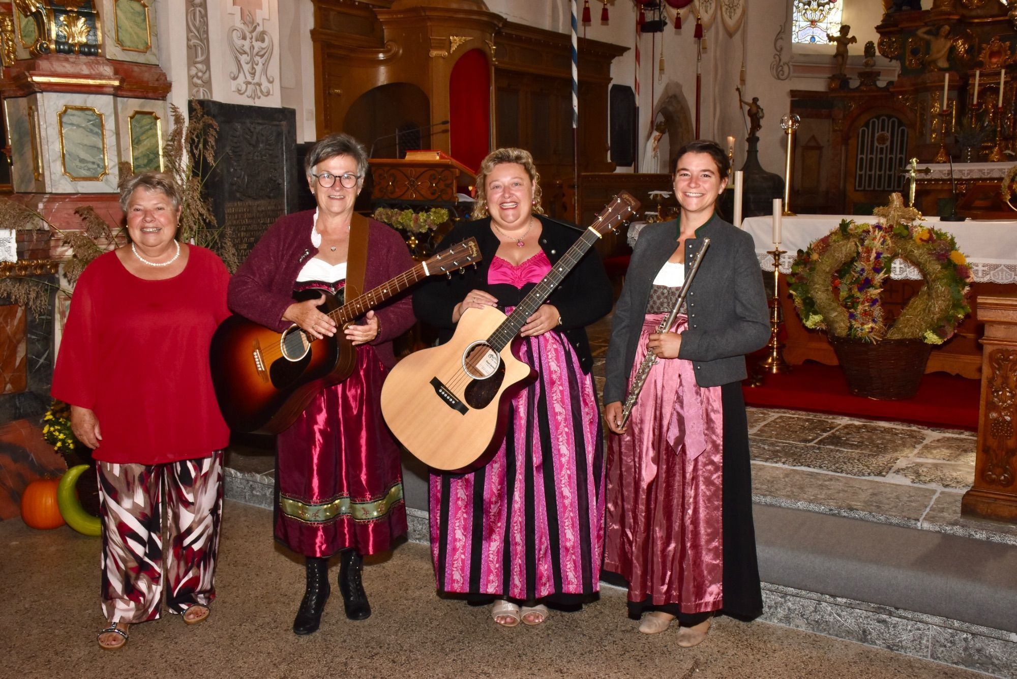 Hildegard Bitschnau, Magdalena Maier, Klaudia Mathies und Maria Zudrell.