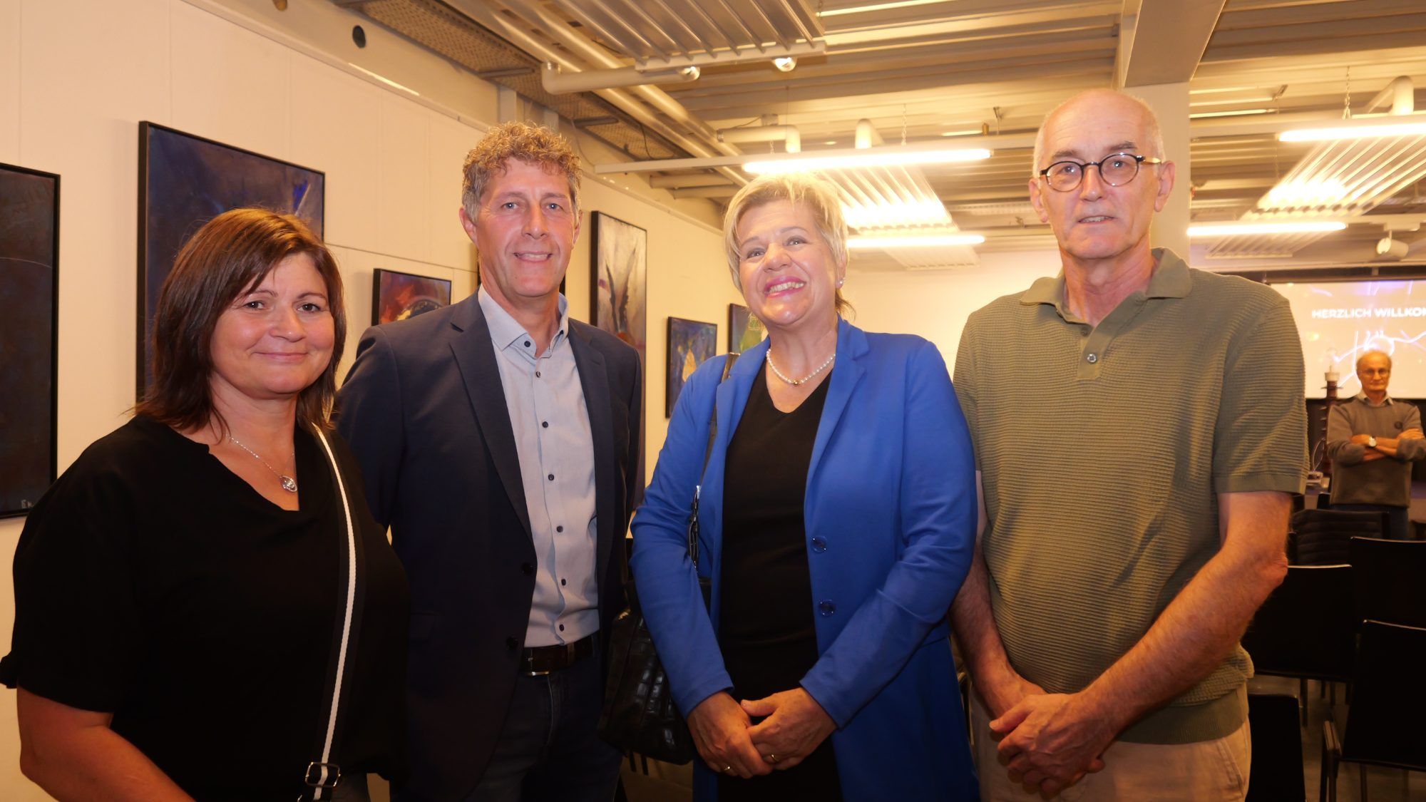 Michaela und Hermann Gort mit Elke und Alfons Sperger.