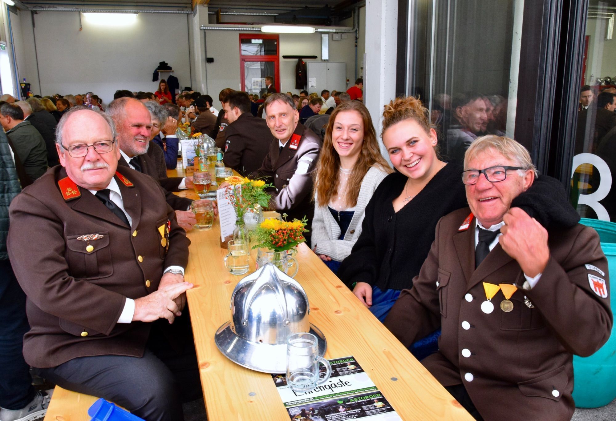 Ausgezeichnete Stimmung beim Fest
