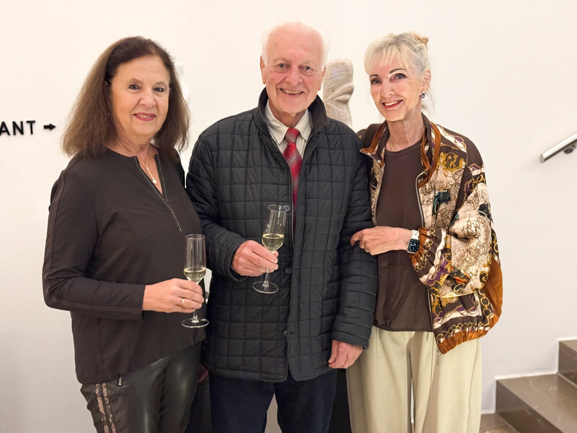 Rosi und Manfred Rützler mit Rita Niederer