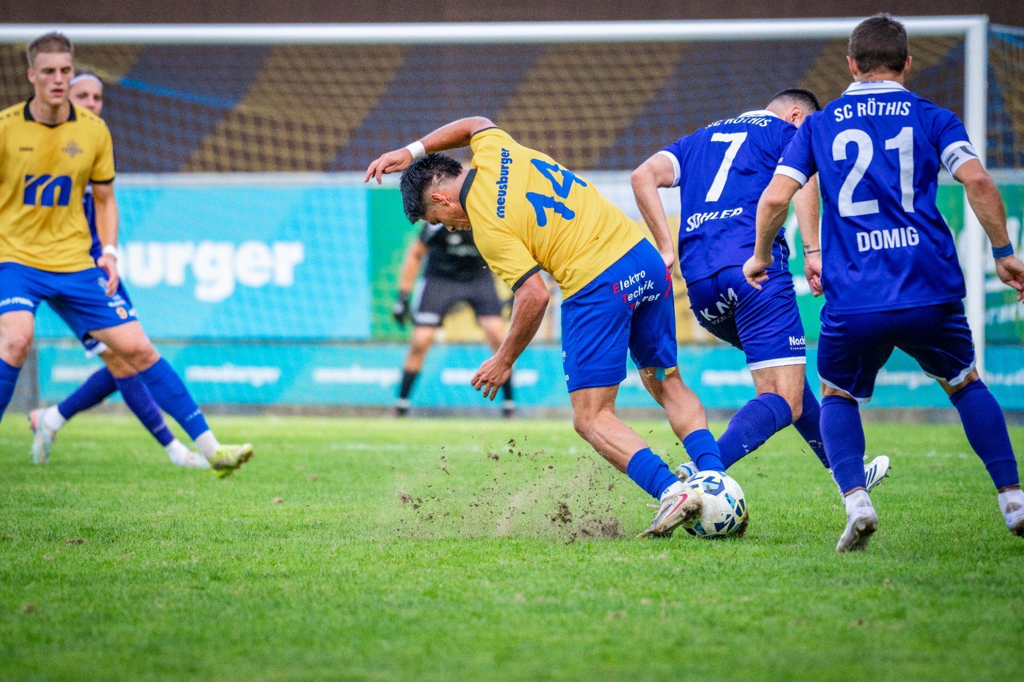 Marcel Sohler gegen Kauan Brustolin. VN-Rhomberg