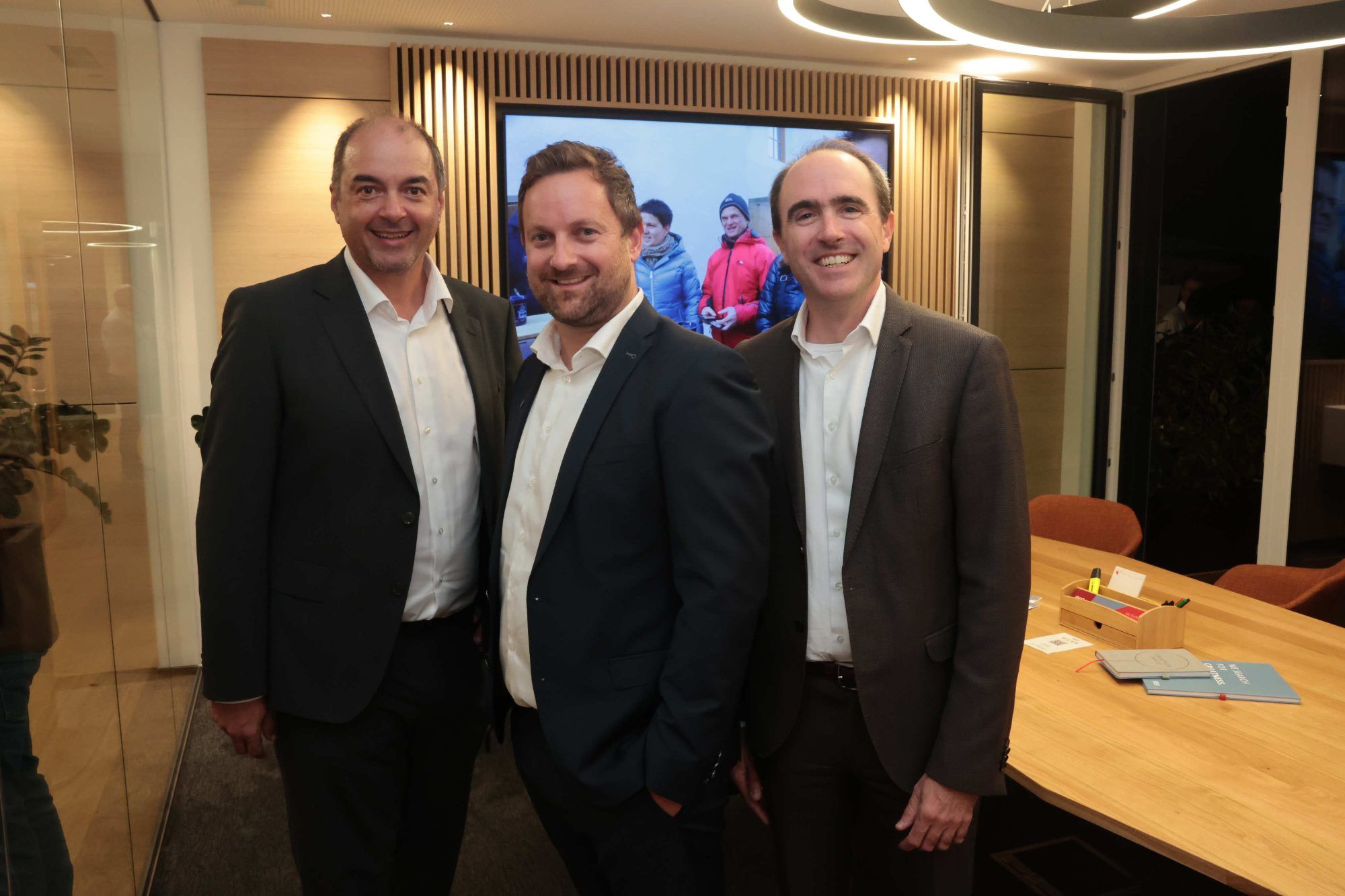 Hannes Oberschmid, Andreas Müller-Kreil und Bernd Zinnöcker.