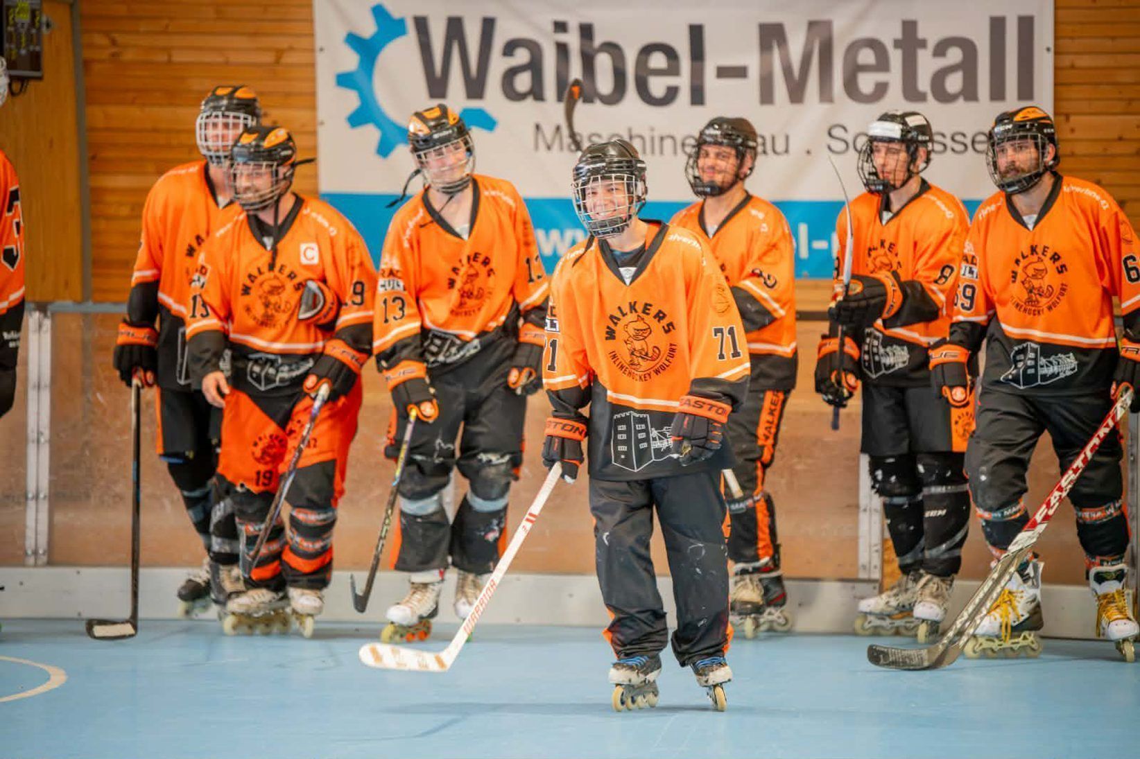 Große Freude bei den Walkers über den gelungenen Play-off Auftakt.