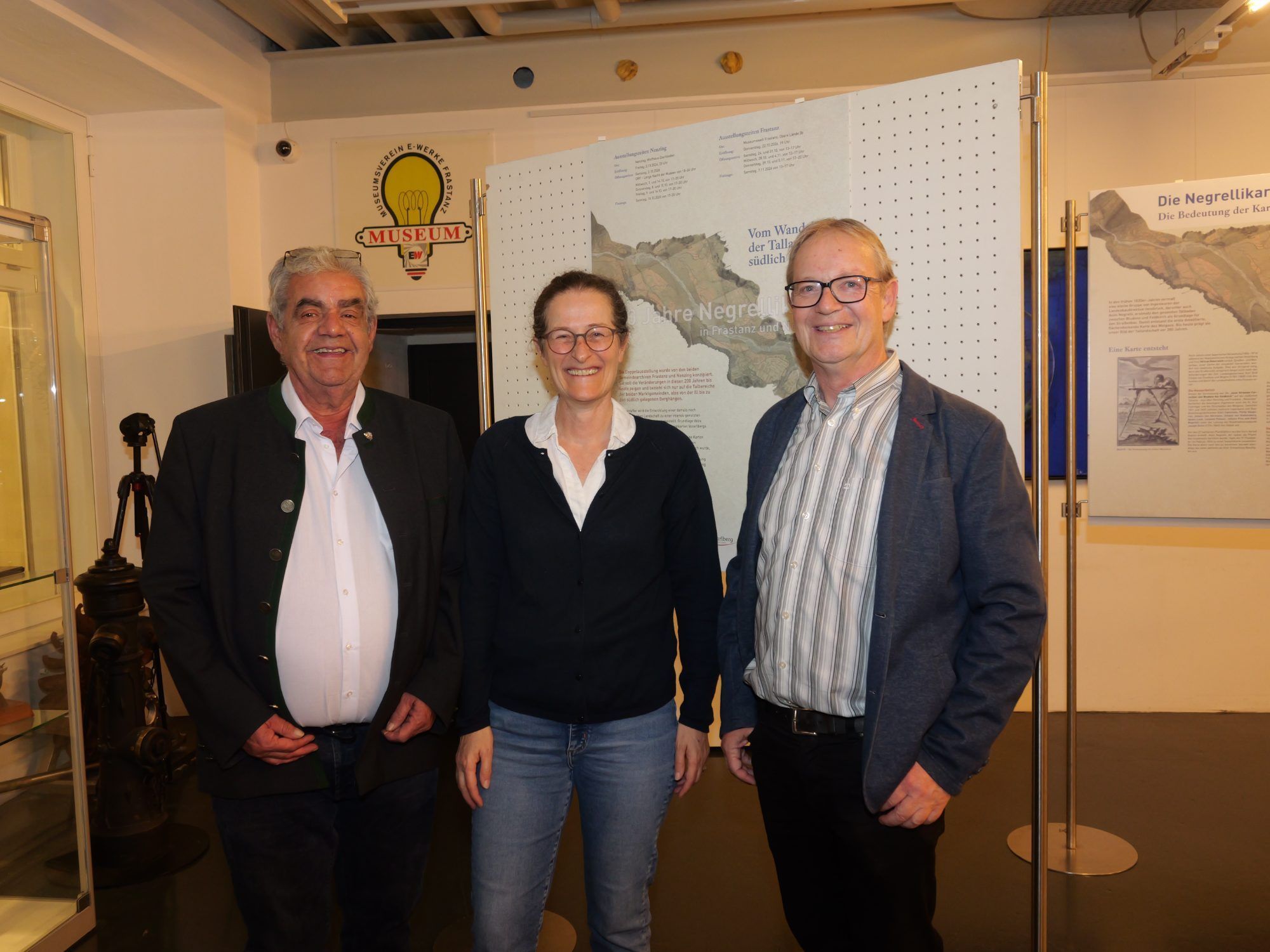 Nenzing Gemeindearchivar Thomas Gamon, Ingrid Kornexl, Frastanz Gemeindearchivar Thomas Welte.