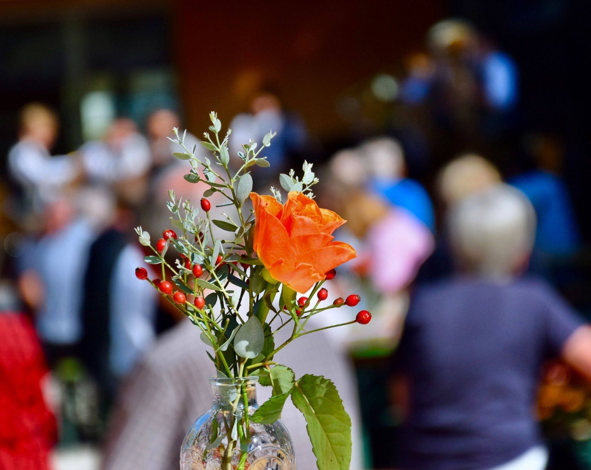 Blumenschmuck.