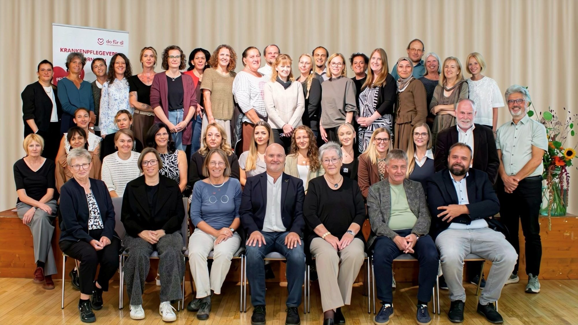Bei der Generalversammlung blickten Vorstand, Mitarbeiterinnen und Mitarbeiter gemeinsam auf ein arbeitsreiches Jahr des Krankenpflegevereins Dornbirn zurück.