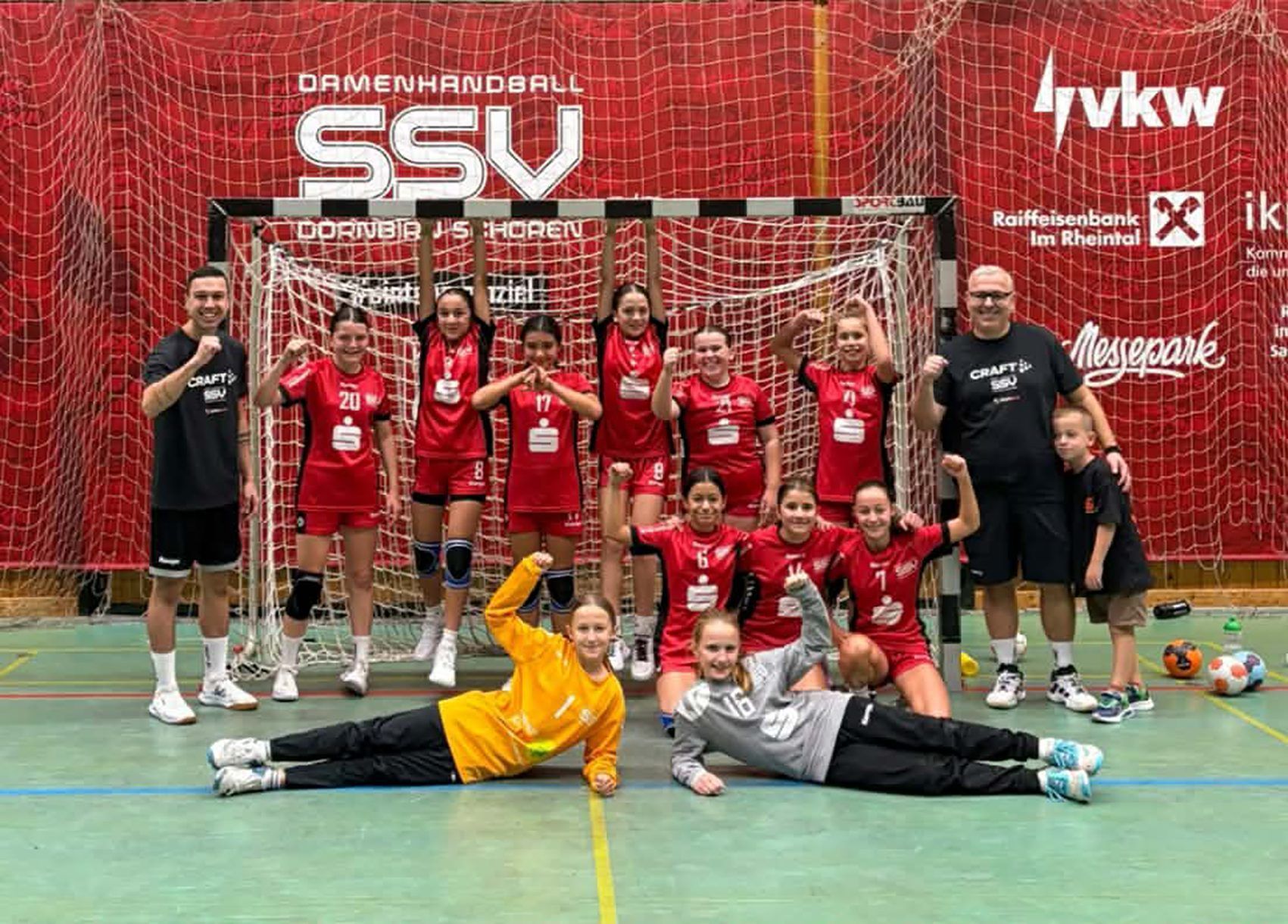 Die U12-2 Girls sicherten sich einen 26:13-Heimerfolg gegen Lindenberg.