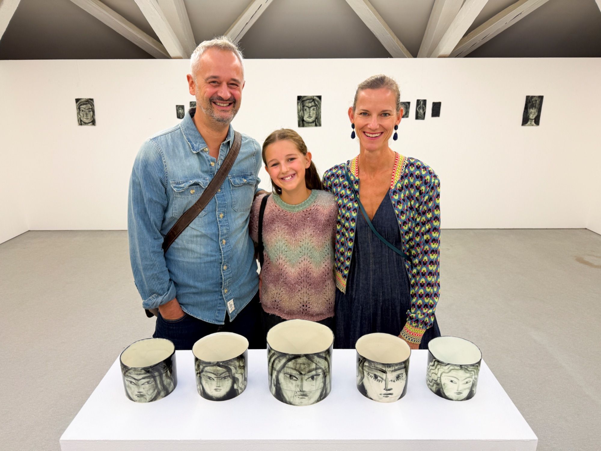 Pauline mit Mama Susanne Summer und Matthias Krassnig zogs ins Dachgeschoss