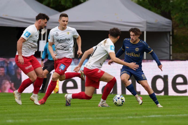 Pierre Nagler bereitete die Emser Führung vor. VN-STIPLOVSEK