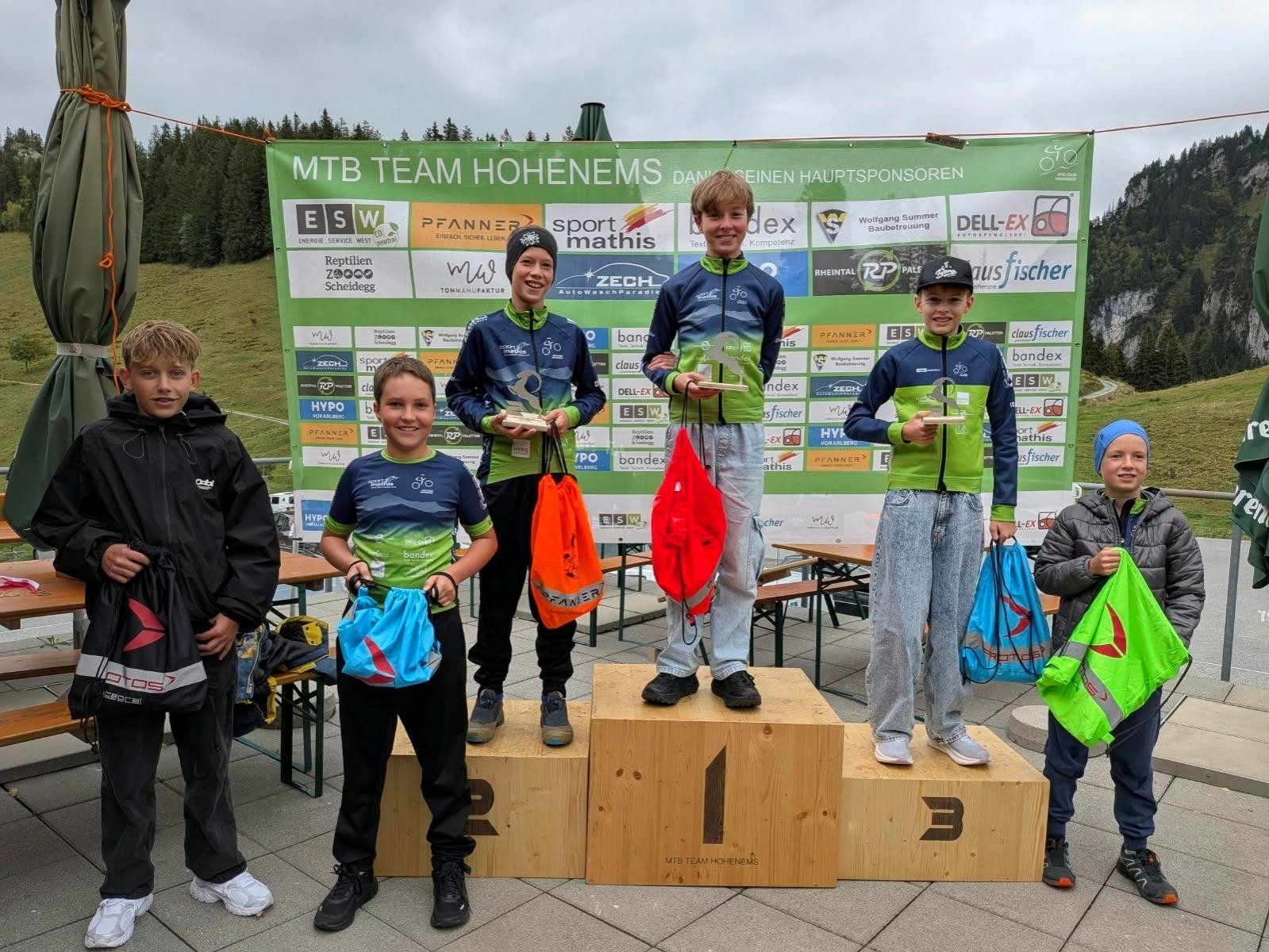 MTB Hohenems stand oft ganz oben. Verein MTB Hohenems