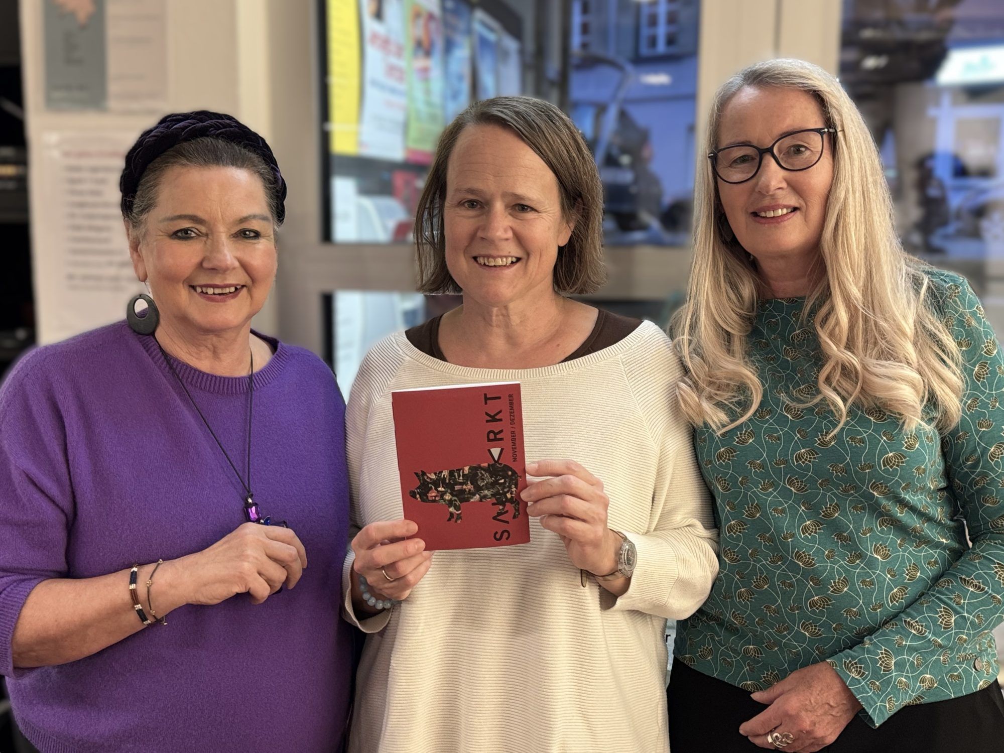 Das Theater am Saumarkt-Team mit Angelika Trojer, Sabine Benzer und Angelika Maurer.