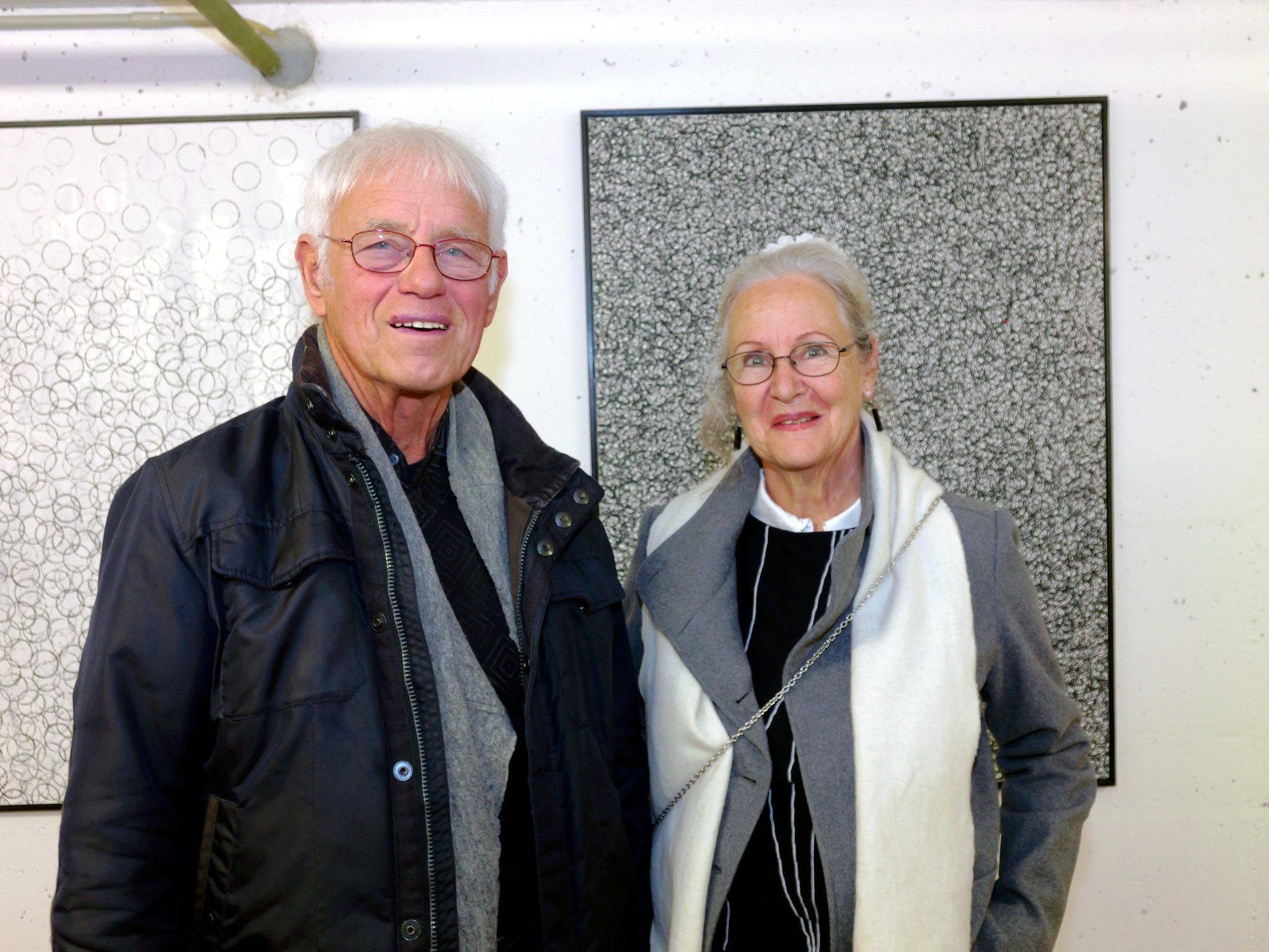 Panart-Künstler Matthias Baumgartner besuchte die Autumn Art Lounge gemeinsam mit seiner Gattin Silvia.